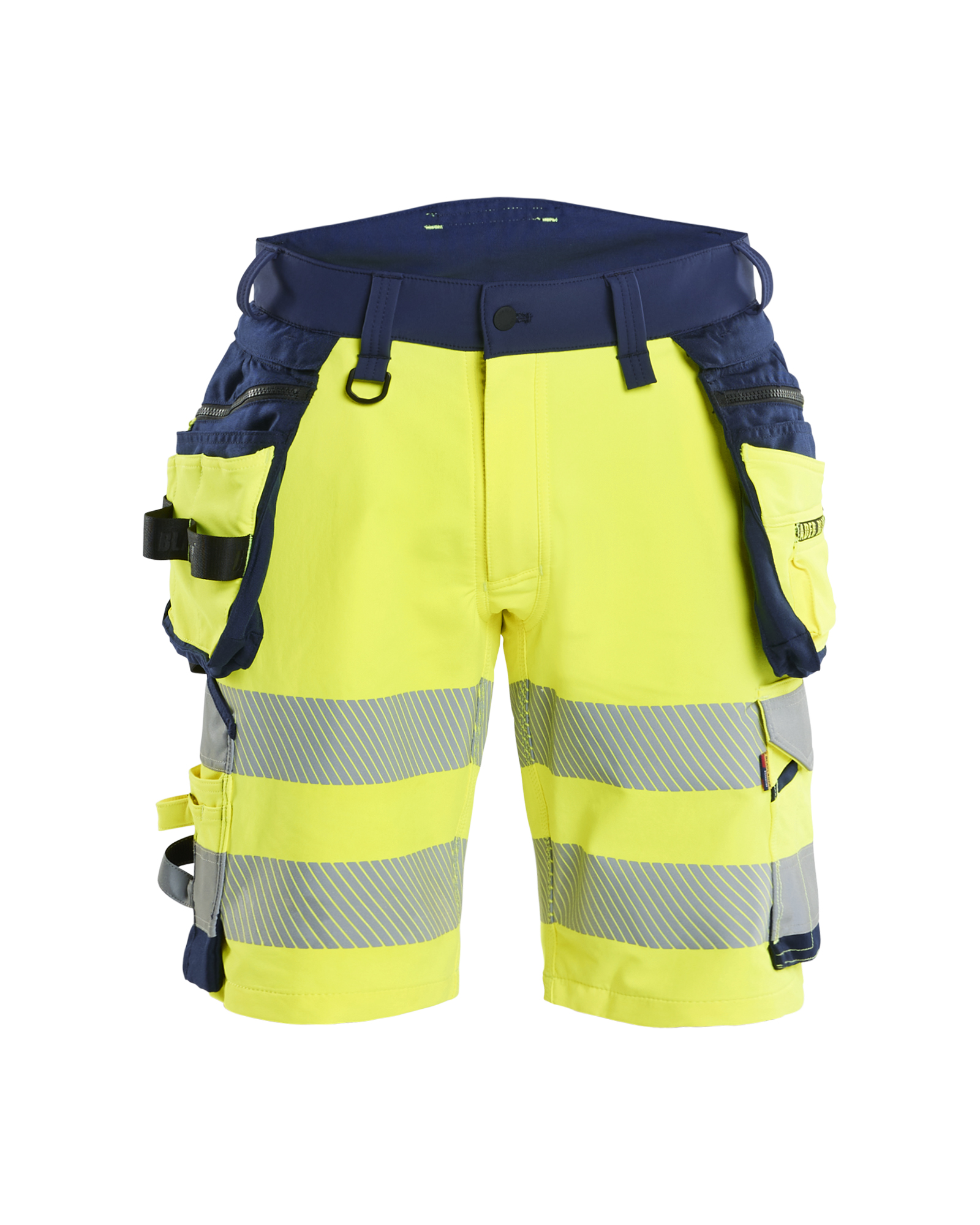 Blåkläder High Vis Shorts 4-vejs Stretch - High Vis Gul/Marineblå [3389] / C44