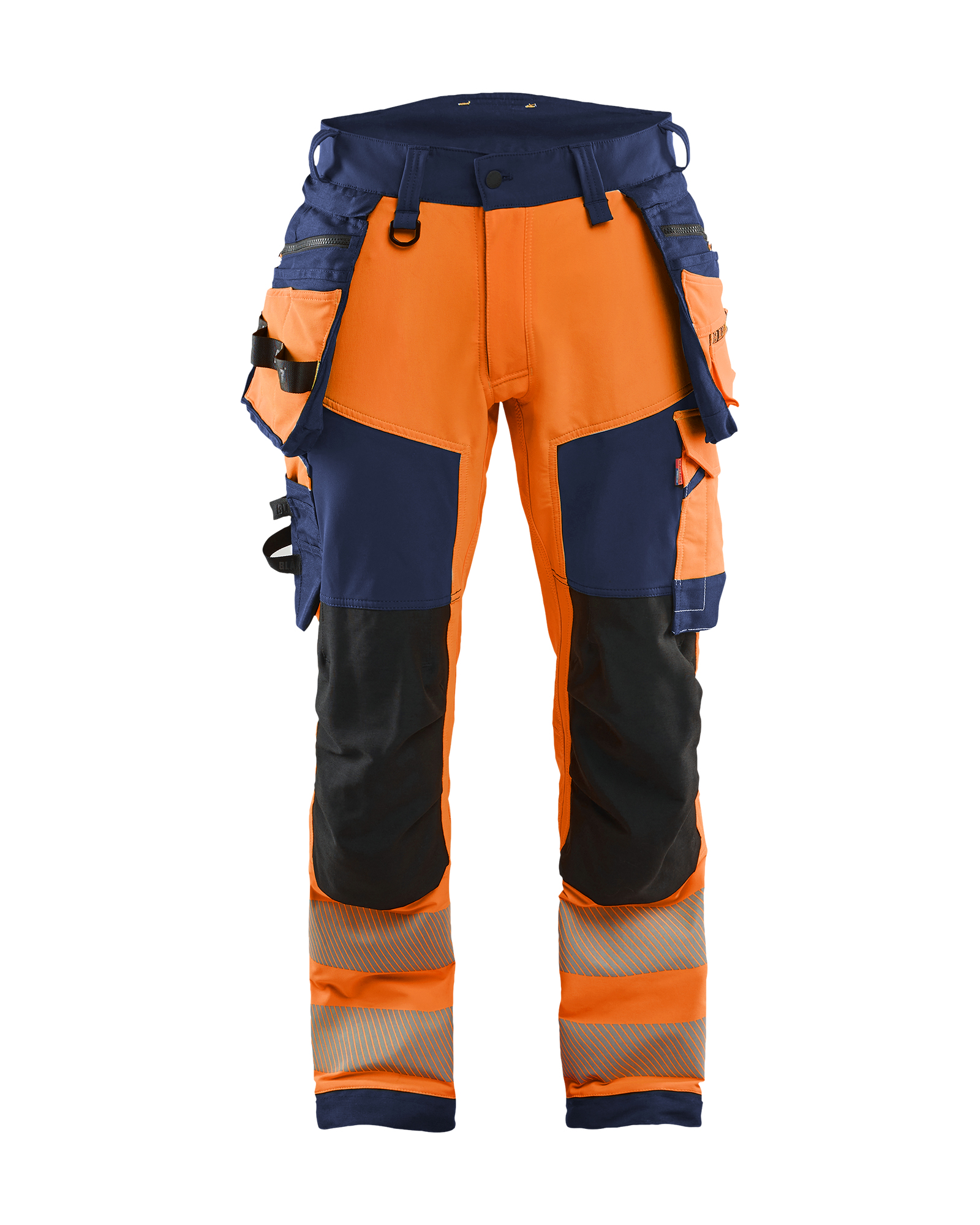 Blåkläder High Vis Buks 4-vejs Stretch - High Vis Orange/Marineblå [5389] / C44