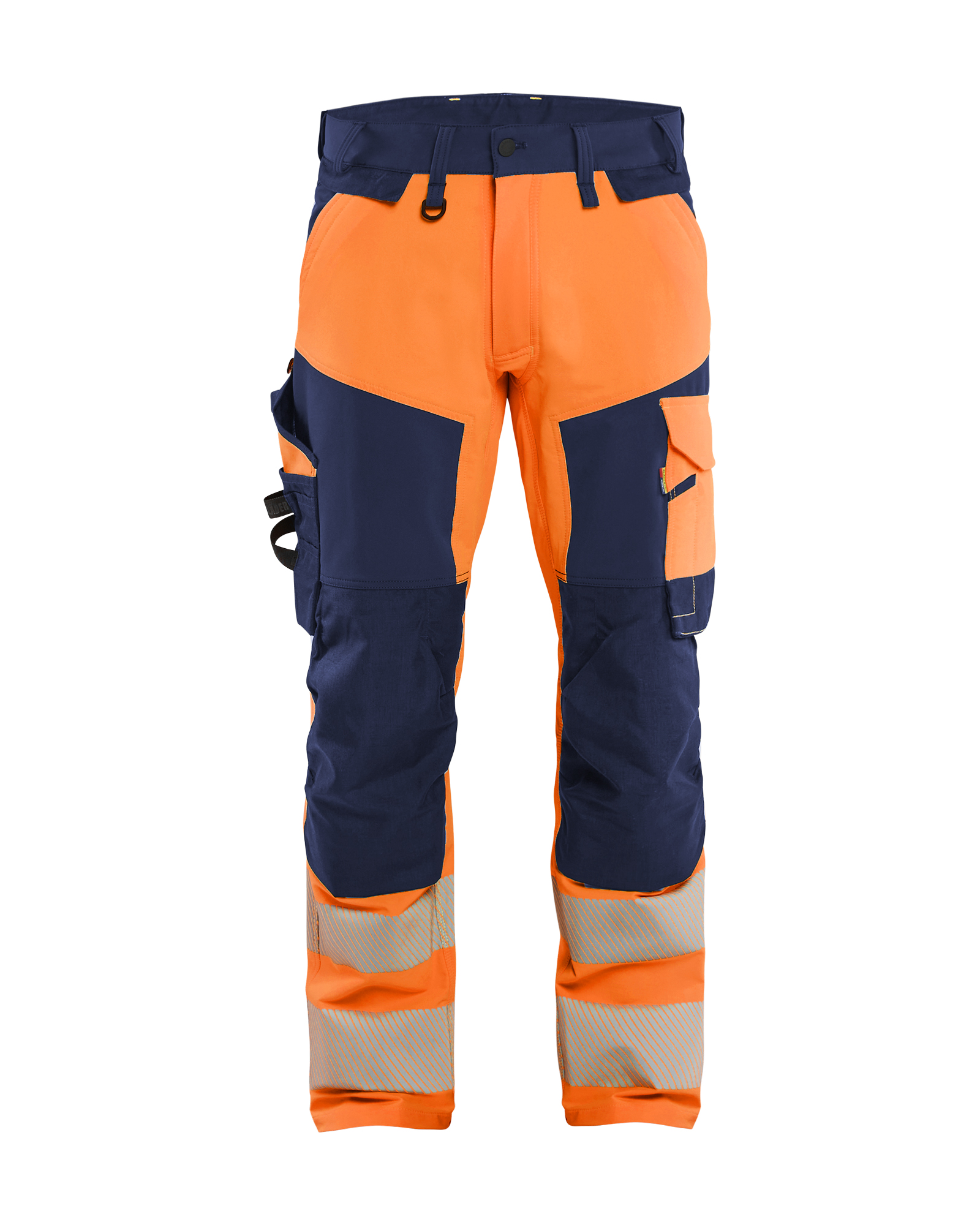 Blåkläder High Vis Buks 4-vejs Stretch - High Vis Orange/Marineblå [5389] / C44