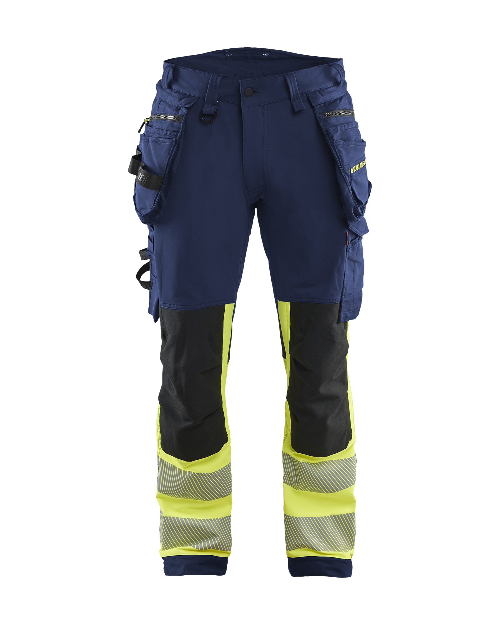 Blåkläder High Vis Buks 4-vejs Stretch - Marineblå/High Vis Gul [8933] / C44
