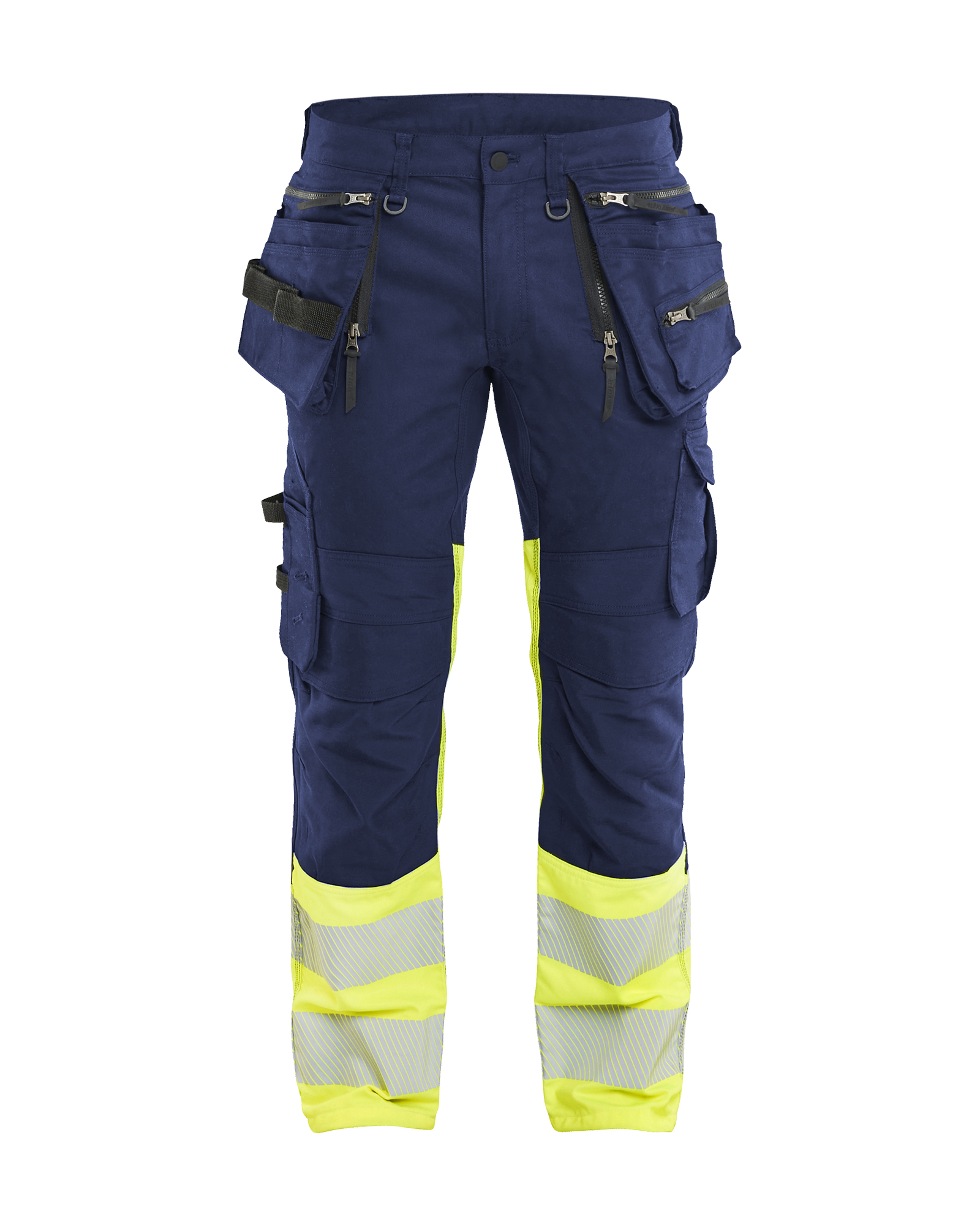 Blåkläder High Vis Buks Stretch - Marineblå/High Vis Gul [8933] / C44