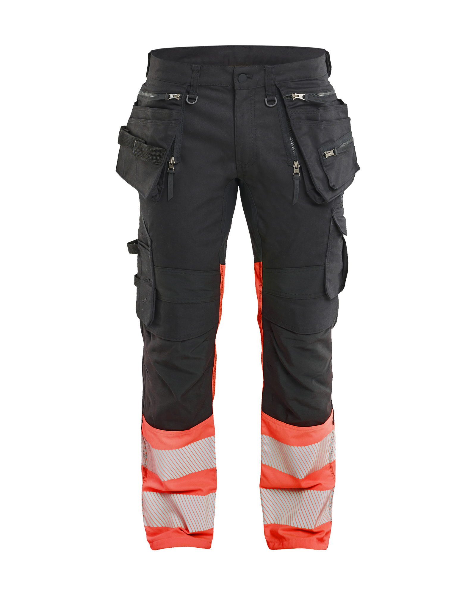 Blåkläder High Vis Buks Stretch - Sort/High Vis Rød [9955] / C44