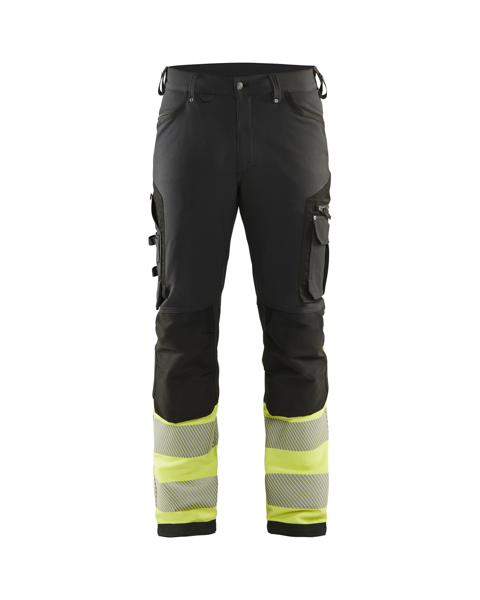 Blåkläder High vis buks 4-vejs stretch - Sort/High Vis Gul [9933] / C44