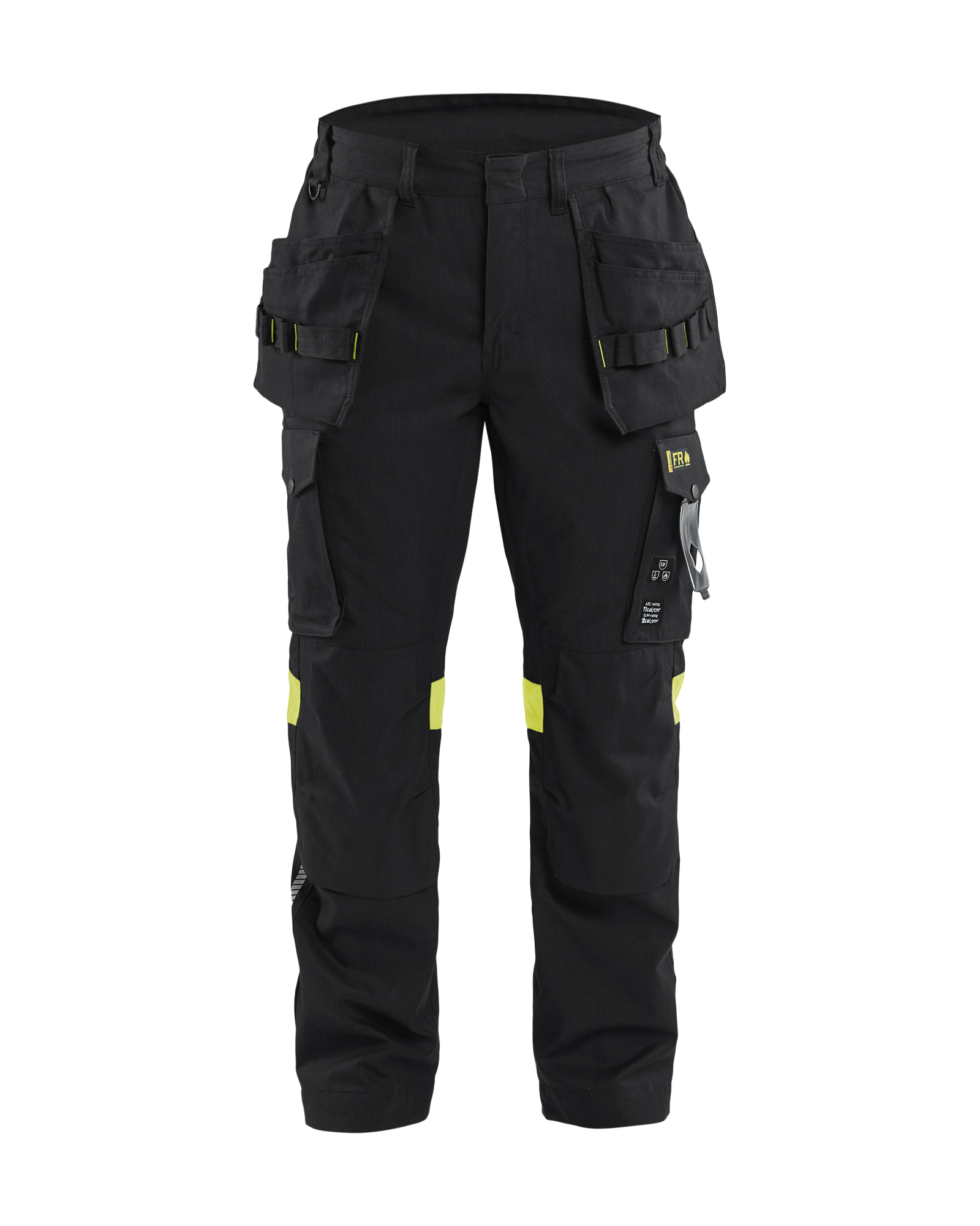 Blåkläder Håndværker Buks Inherent - Sort/High Vis Gul [9933] / C44