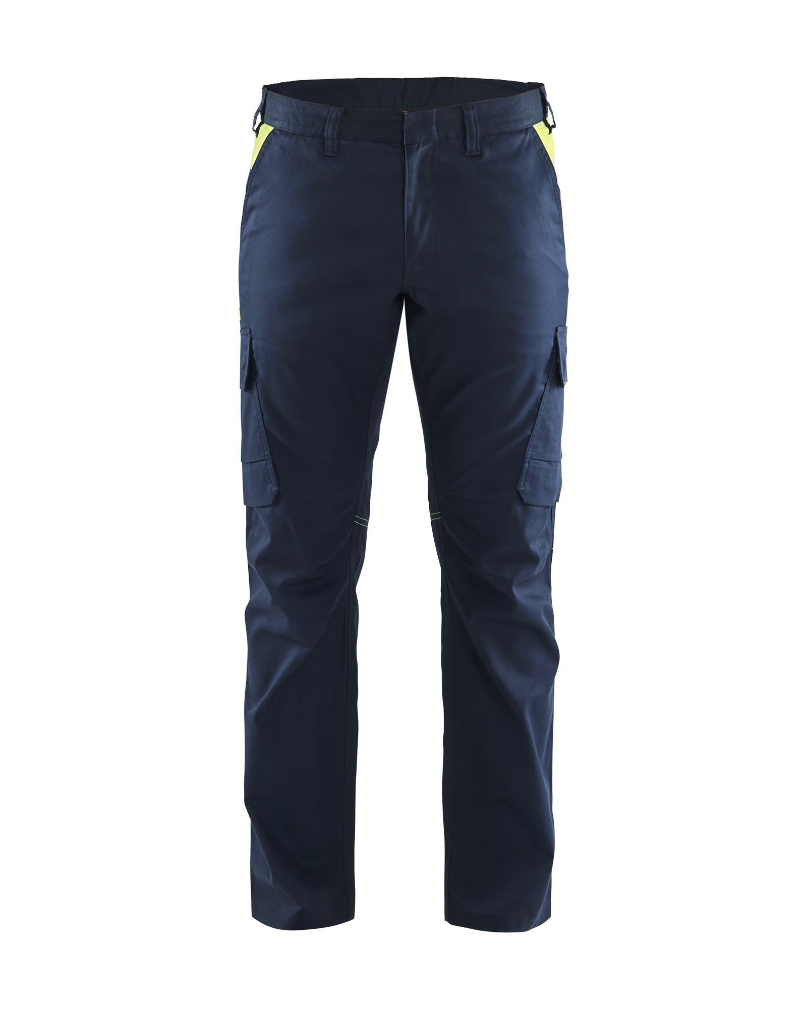 Blåkläder Industri Buks stretch - Mørk Marineblå/High Vis Gul [8633] / C44