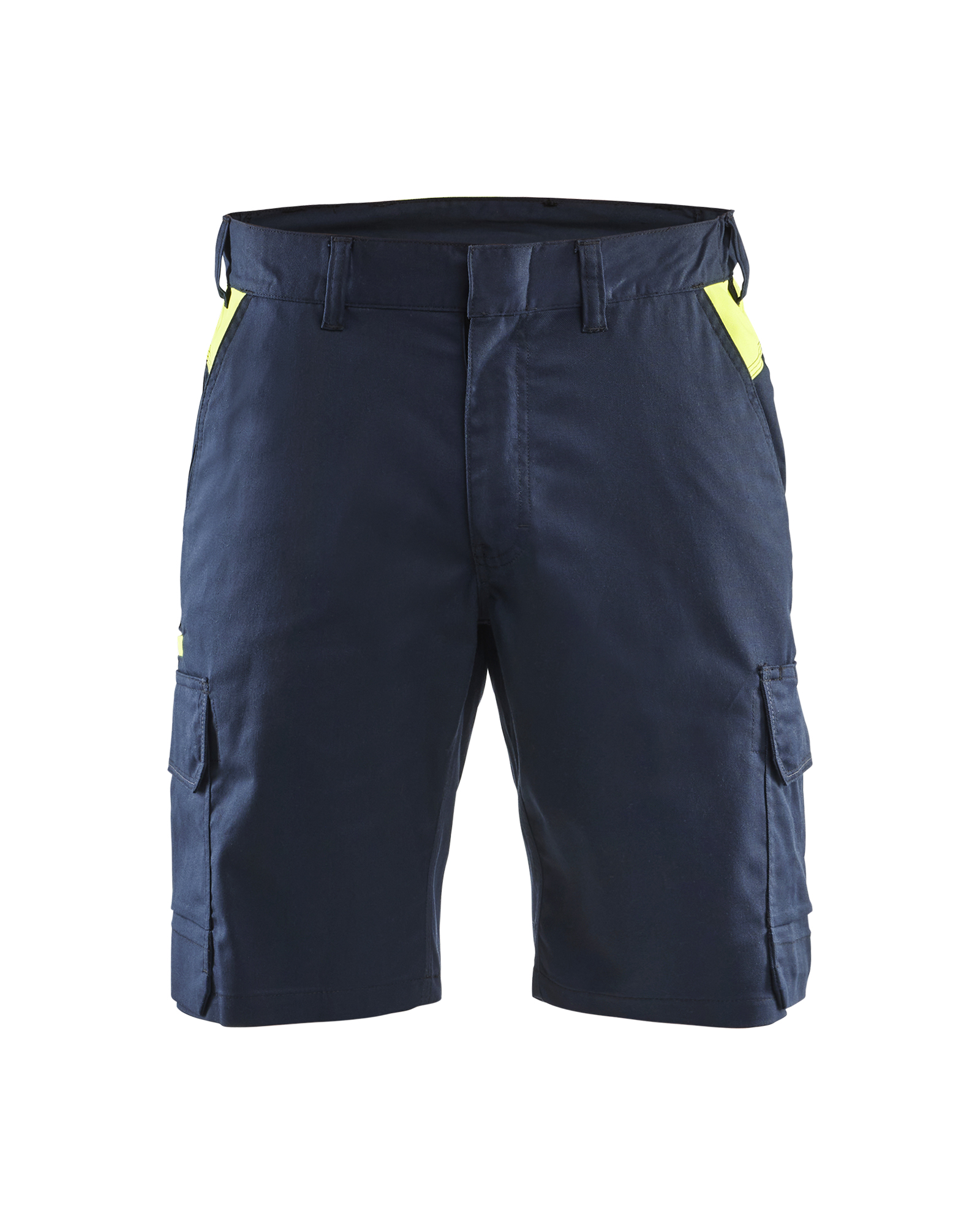 Blåkläder Industri shorts med stretch - Mørk Marineblå/High Vis Gul [8633] / C44