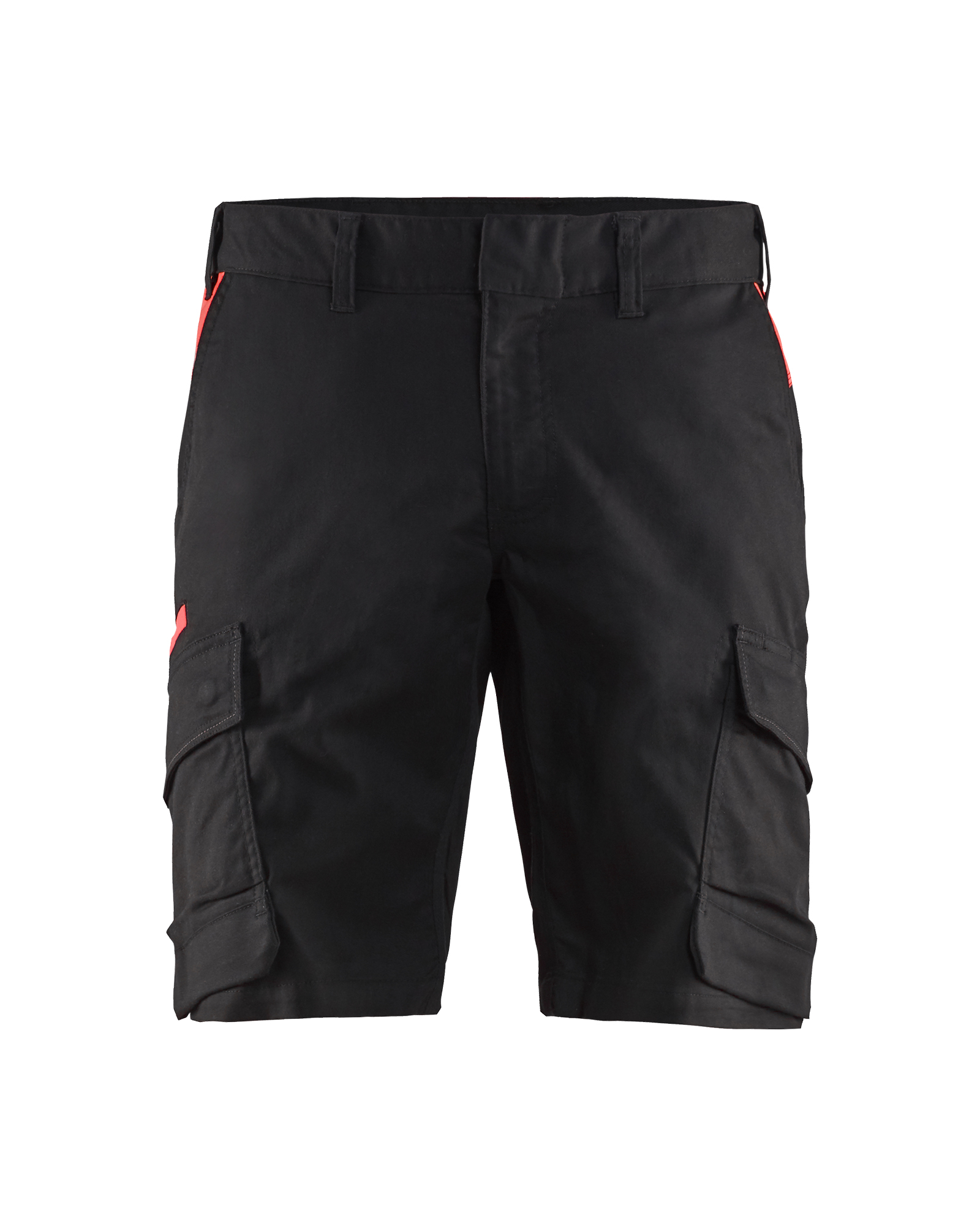Blåkläder Industri shorts med stretch - Sort/Rød [9956] / C44