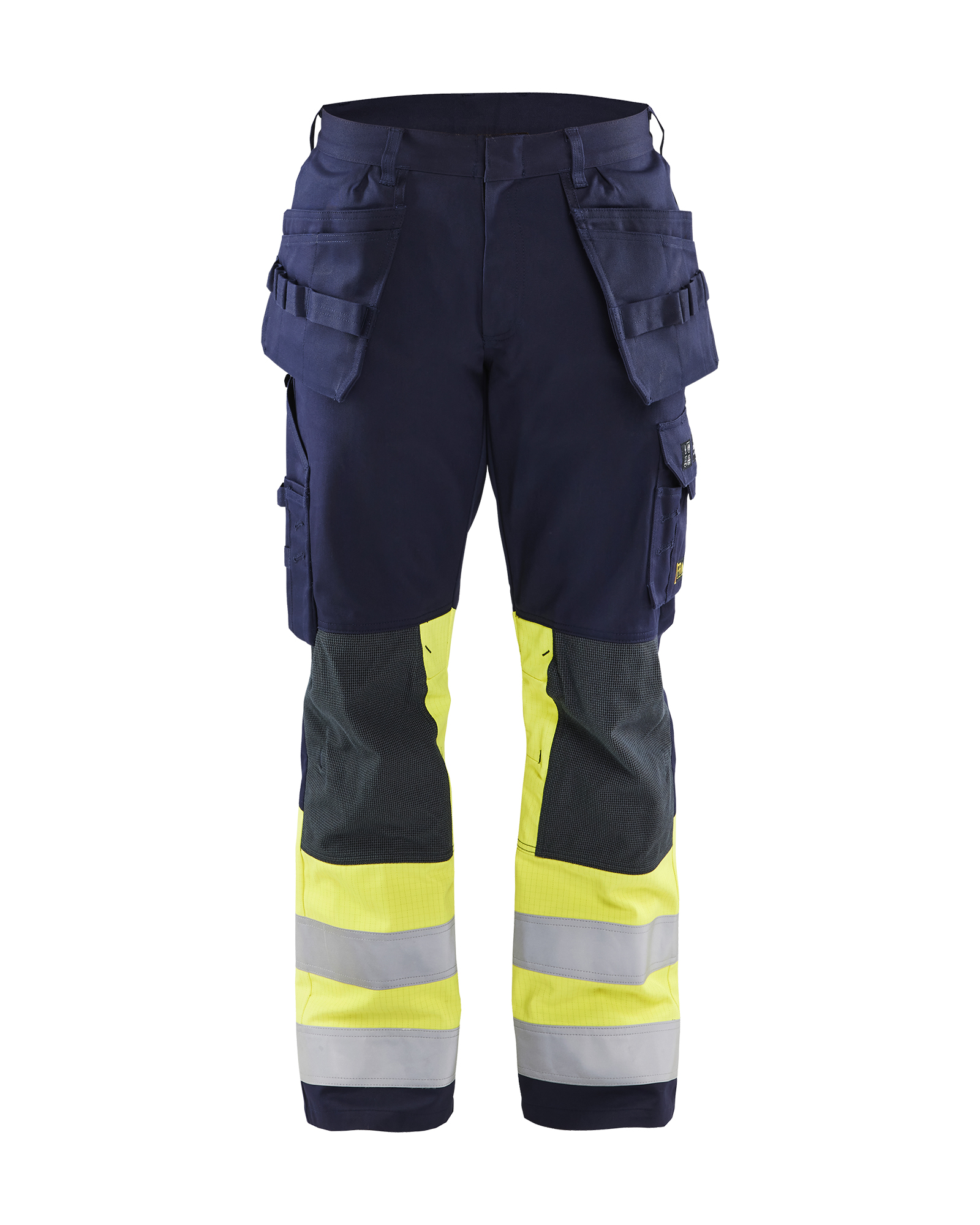 Blåkläder Multinorm Håndværker Buks - Marineblå/High Vis Gul [8933] / C44