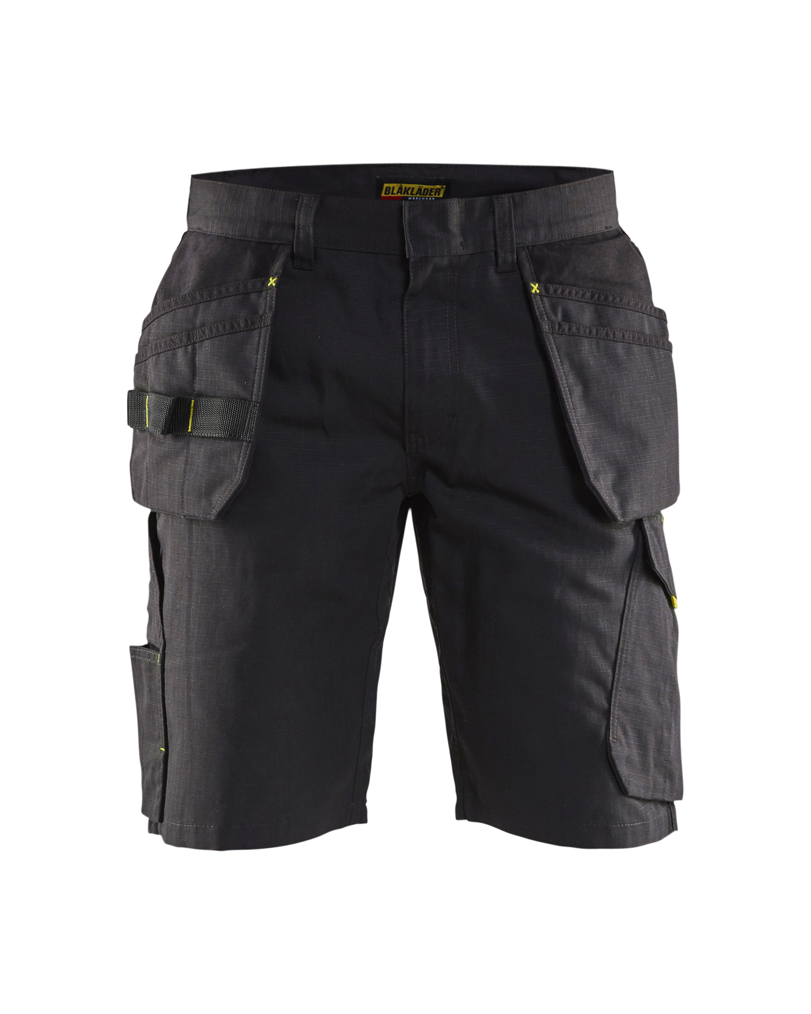 Blåkläder Serviceshorts med Værktøjslommer - Sort/High Vis Gul [9933] / C44