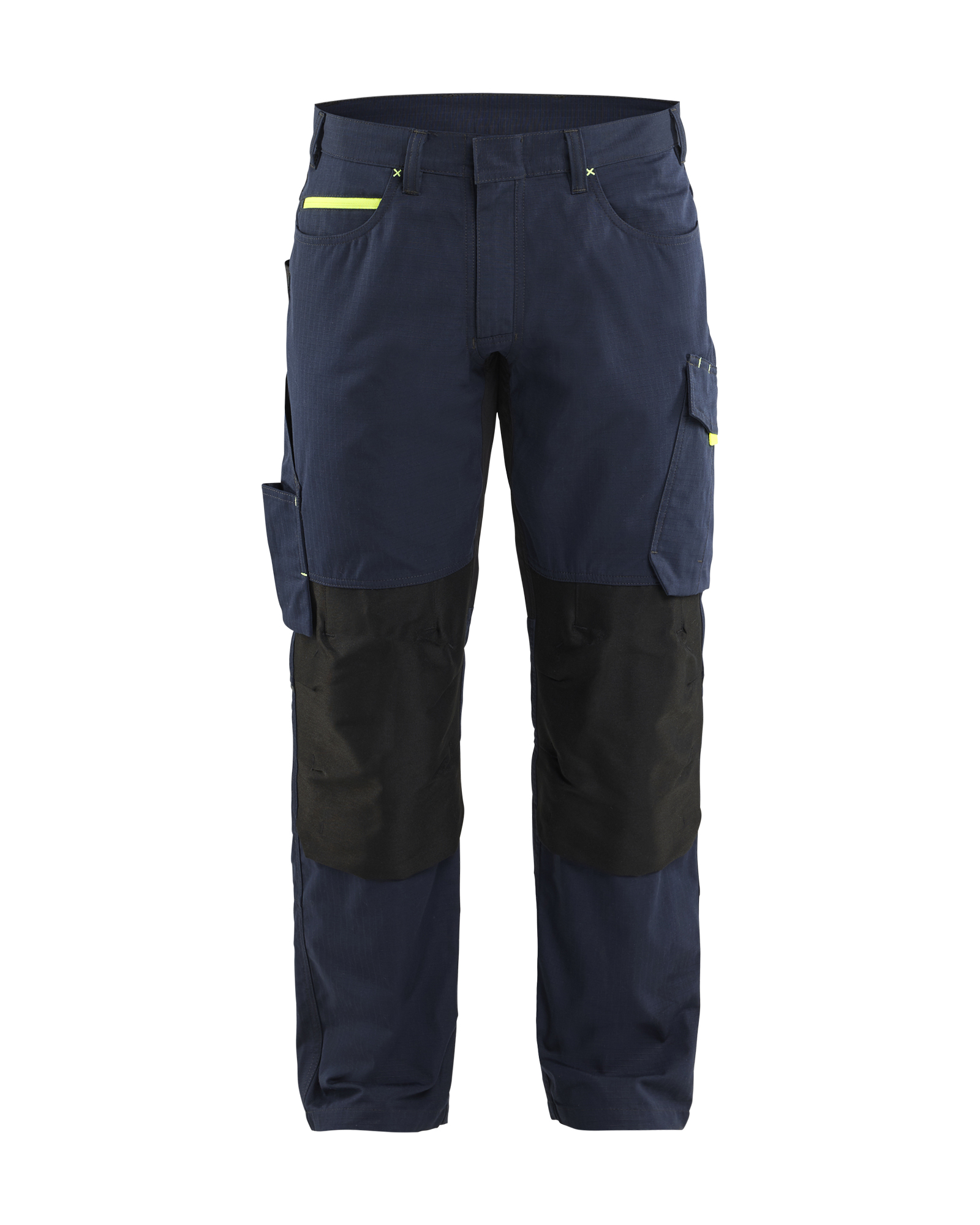 Blåkläder Servicebuks med stretch - Mørk Marineblå/High Vis Gul [8633] / C44