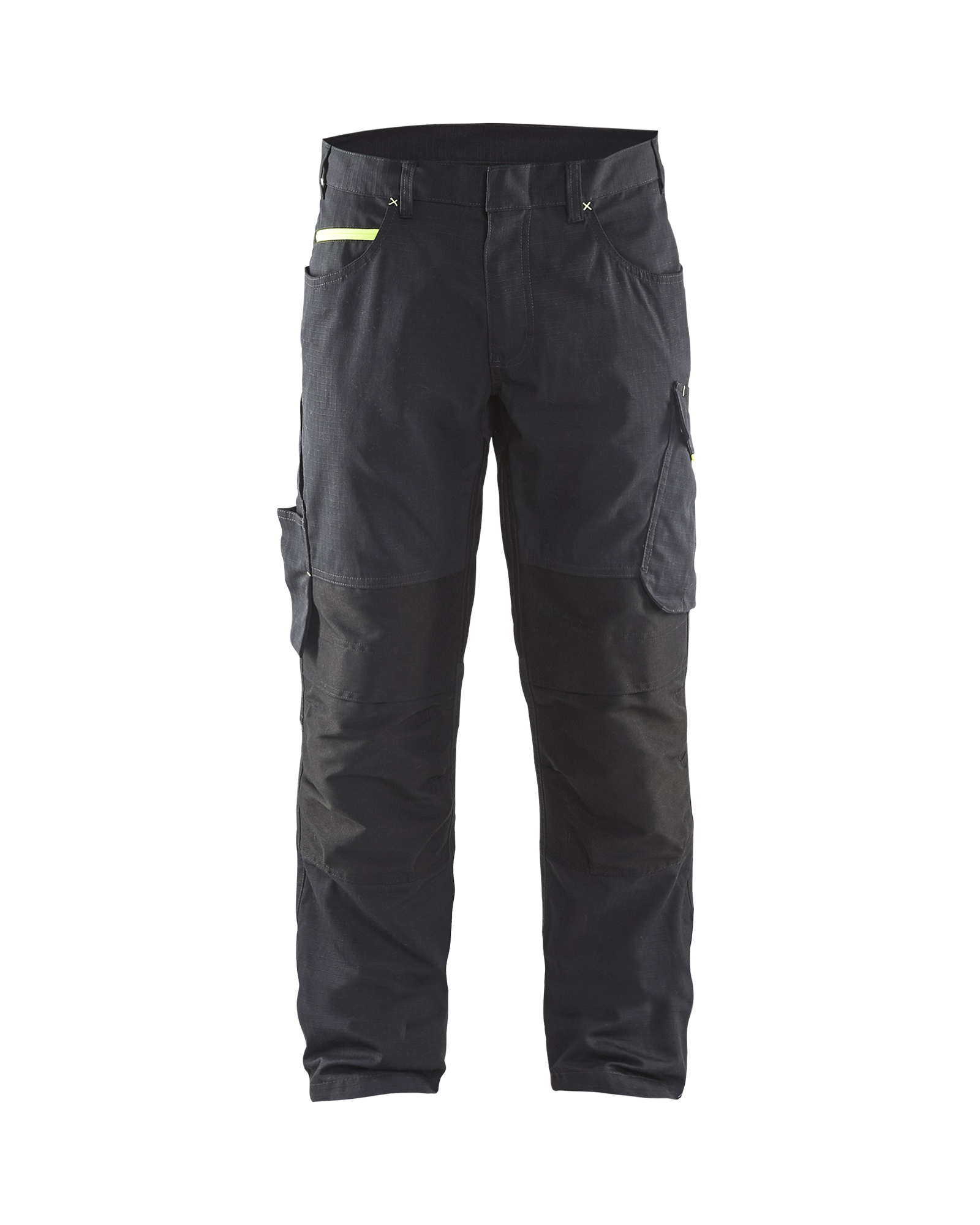 Blåkläder Servicebuks med stretch - Sort/High Vis Gul [9933] / C44