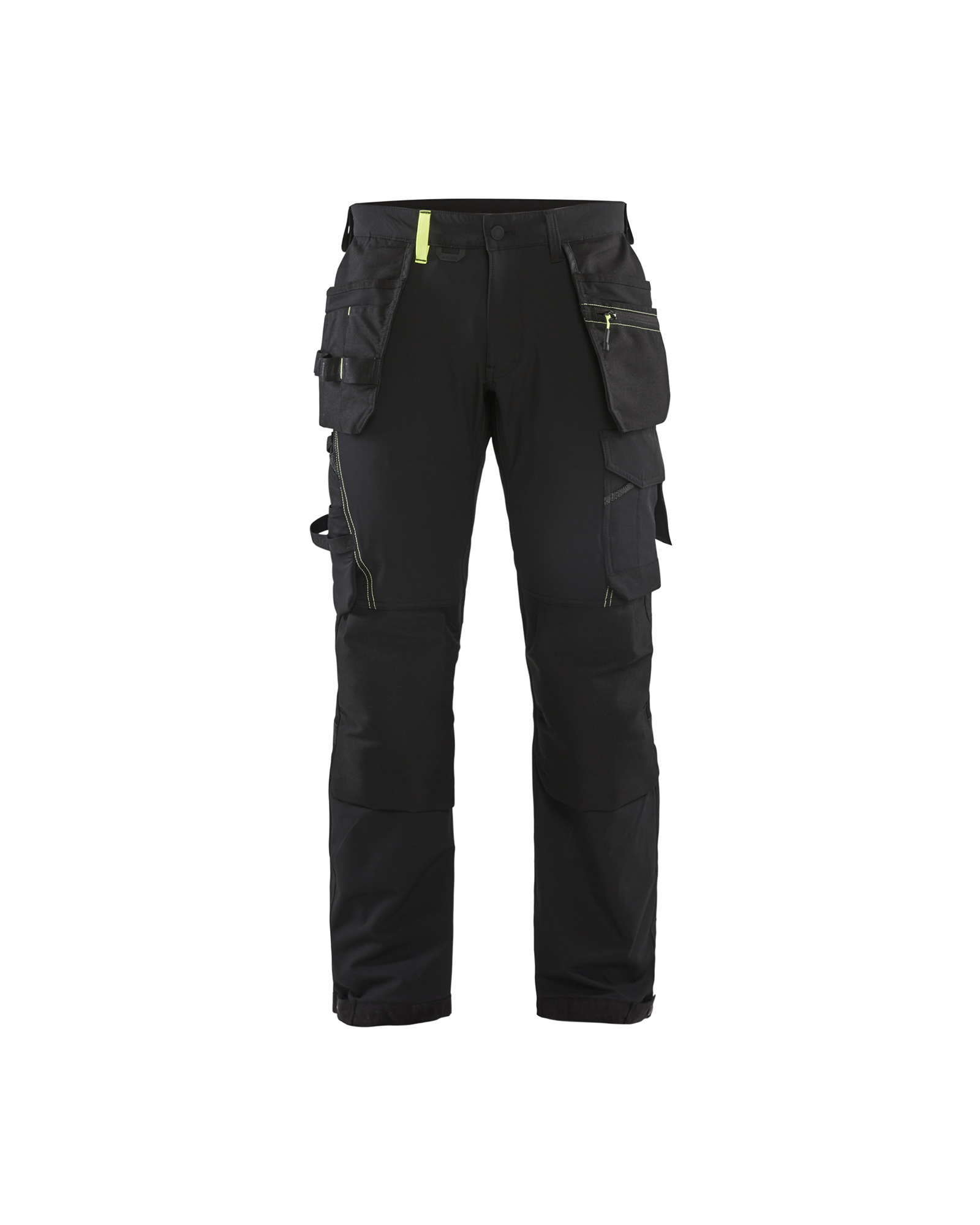 Blåkläder Håndværker Buks 4-vejs Stretch - Sort/High Vis Gul [9933] / C44