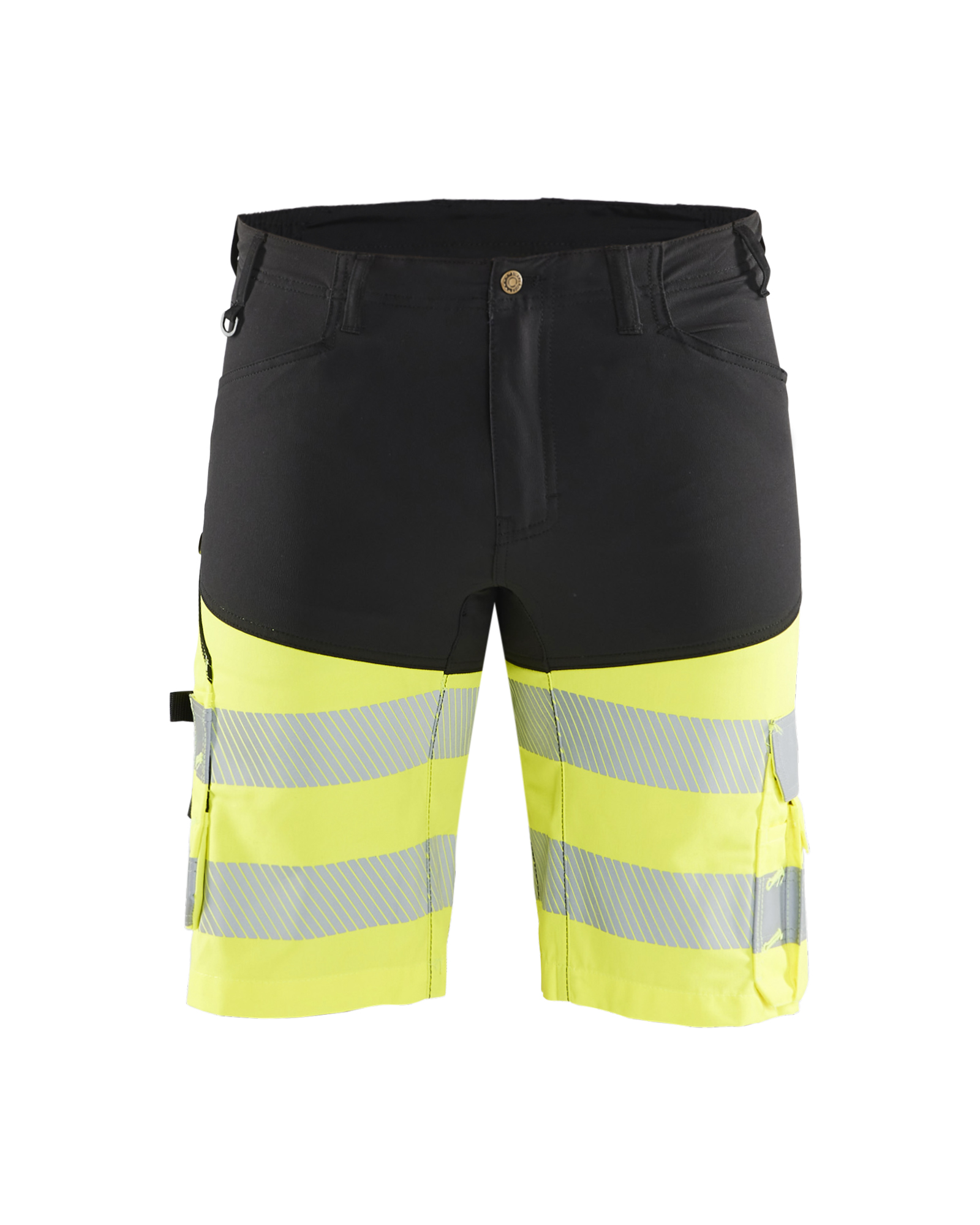 Blåkläder High Vis Shorts med stretch - Sort/High Vis Gul [9933] / C44