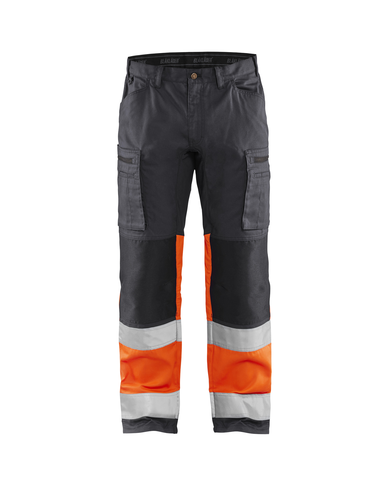 Blåkläder High Vis Buks med stretch - Mellemgrå/High Vis Orange [9653] / C44