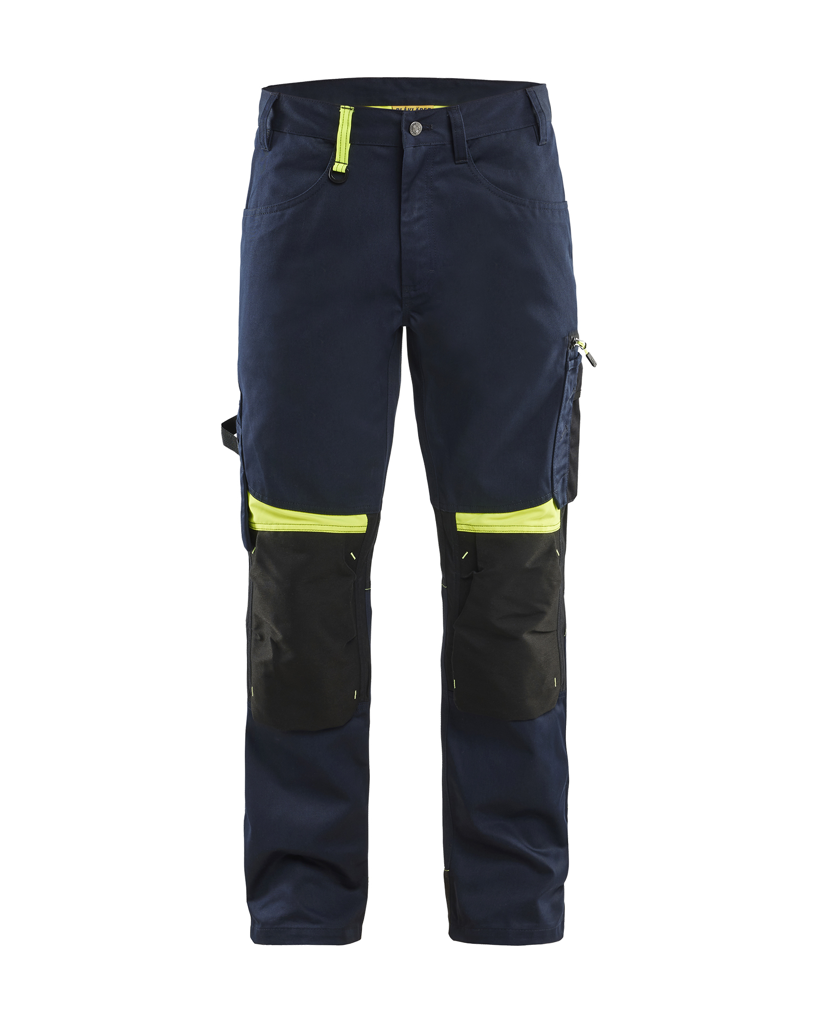 Blåkläder Håndværker Buks - Mørk Marineblå/High Vis Gul [8633] / C44
