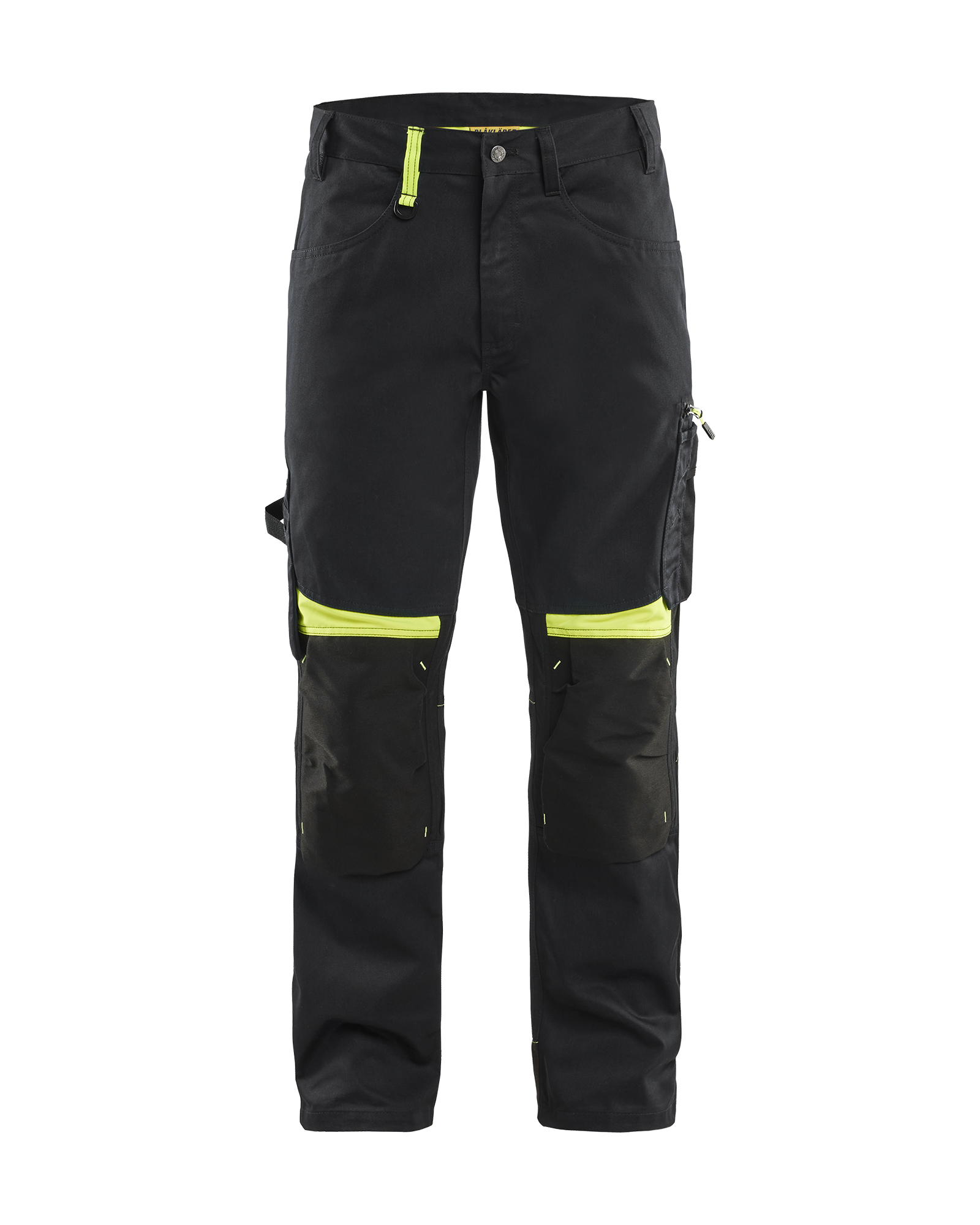Blåkläder Håndværker Buks - Sort/High Vis Gul [9933] / C44