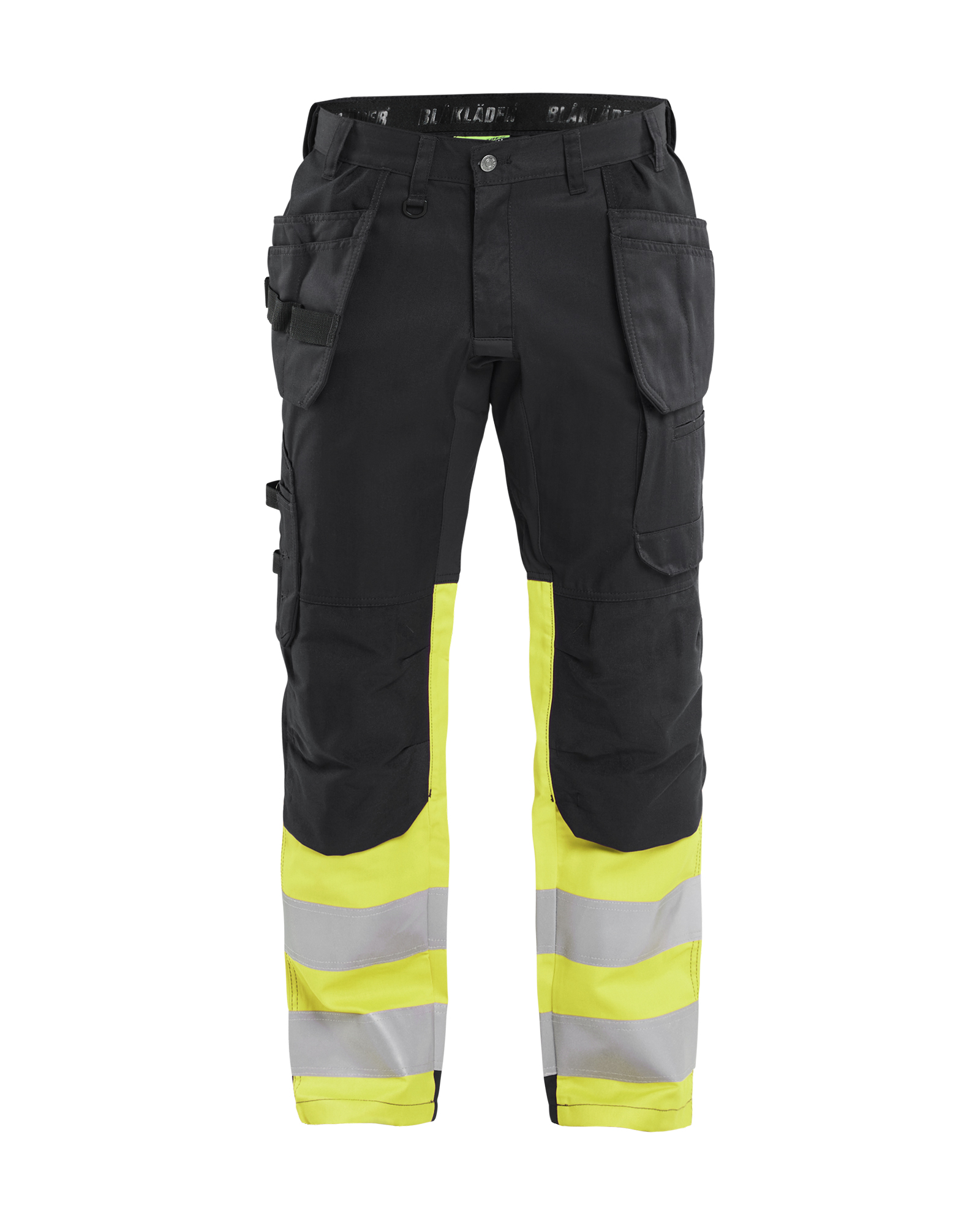Blåkläder High Vis Buks med stretch - Sort/High Vis Gul [9933] / C44