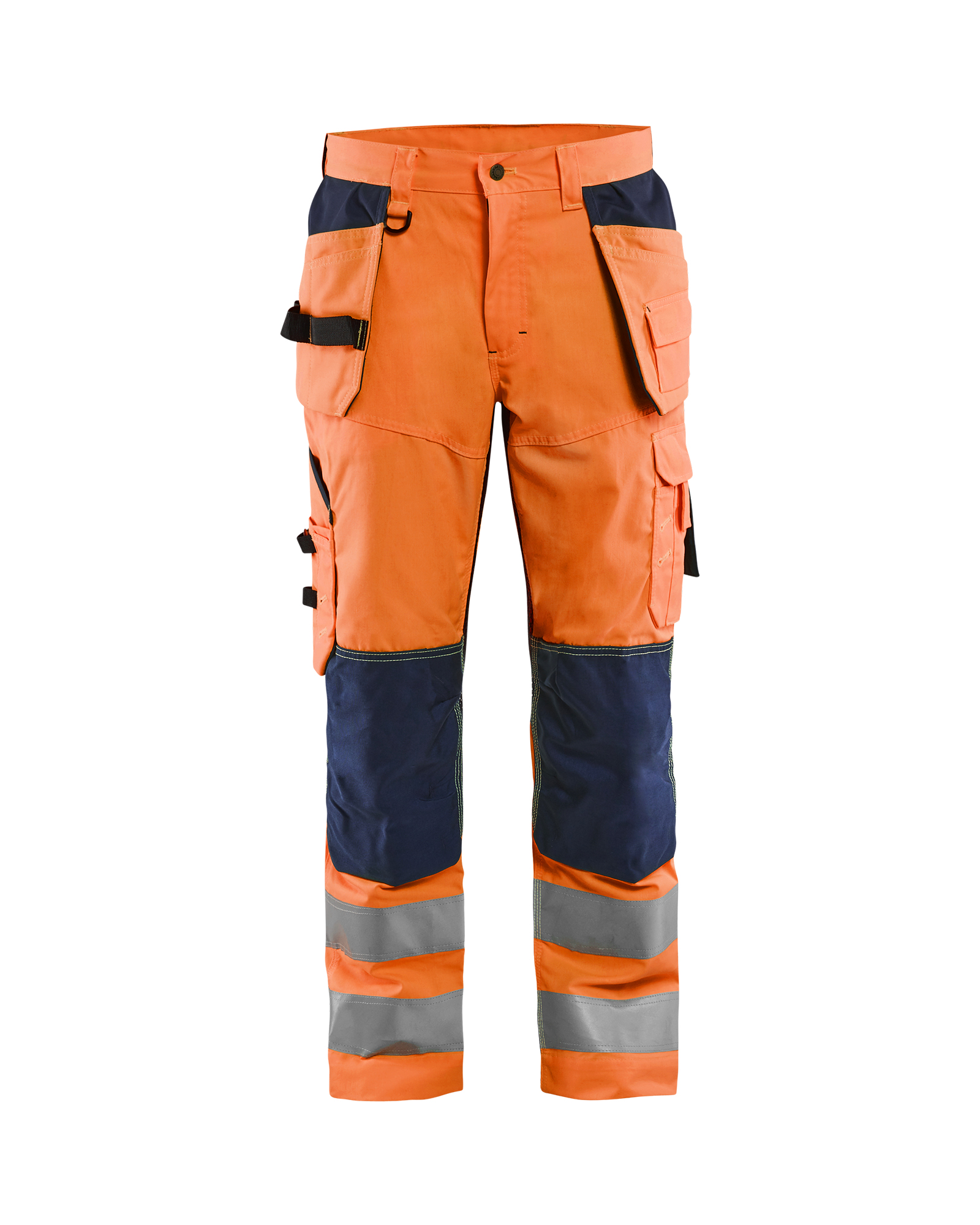 Blåkläder High Vis Buks med ventilation - High Vis Orange/Marineblå [5389] / C44
