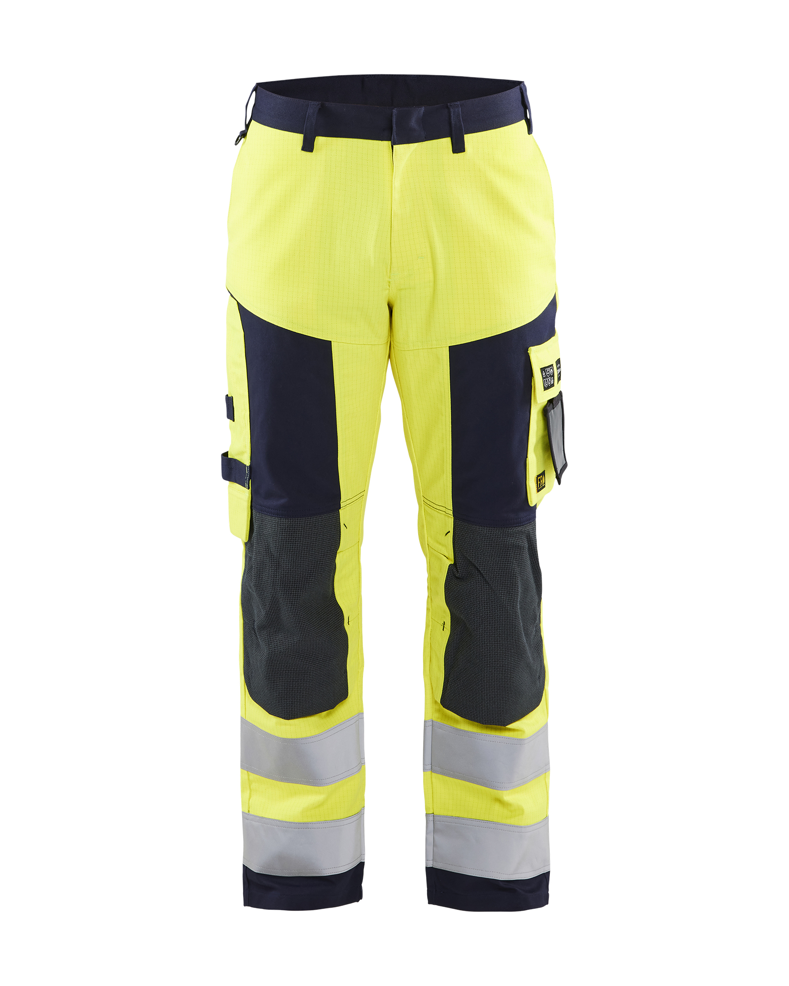 Blåkläder Multinorm Håndværker Buks - High Vis Gul/Marineblå [3389] / C44