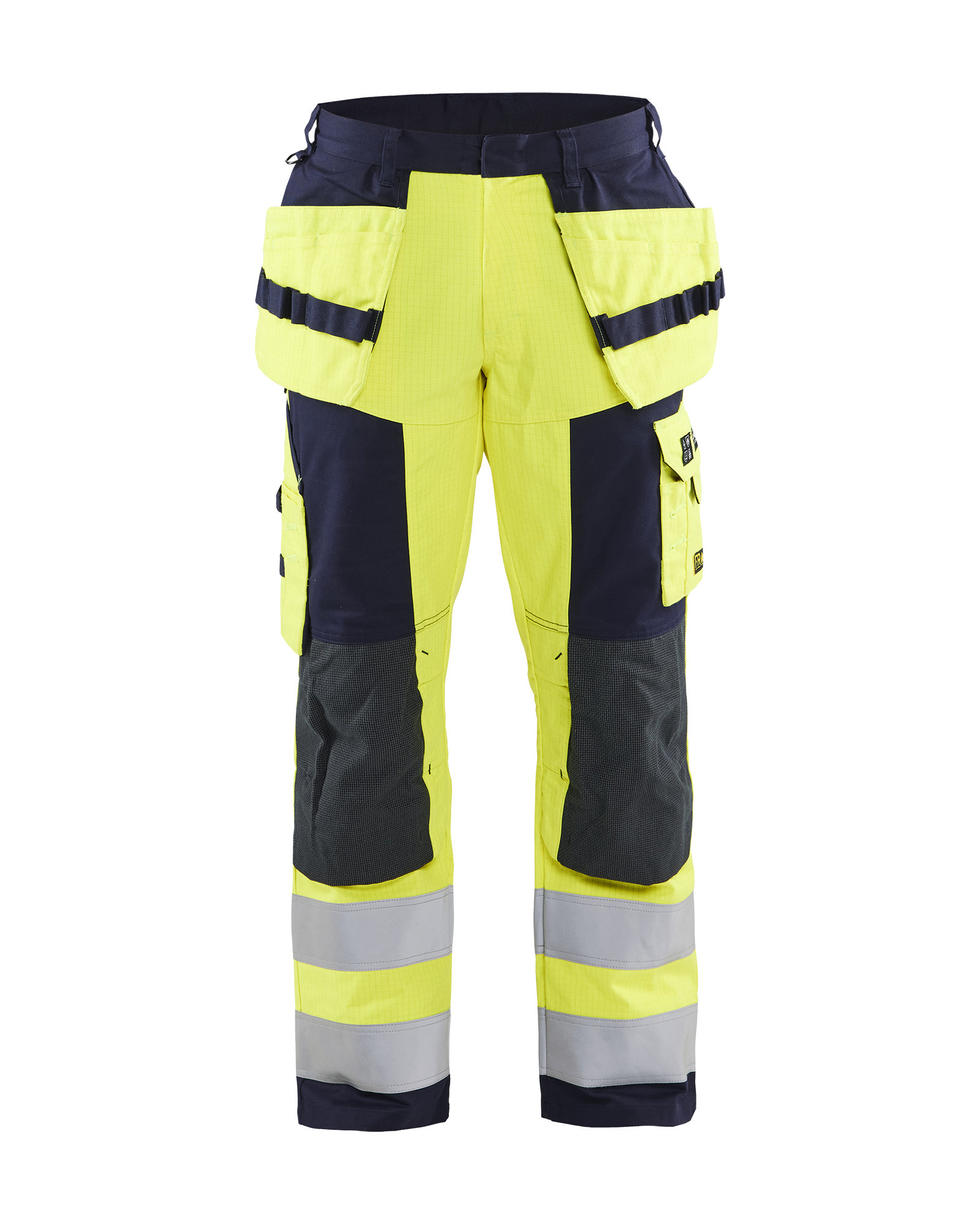 Blåkläder Multinorm Håndværker Buks - High Vis Gul/Marineblå [3389] / C44