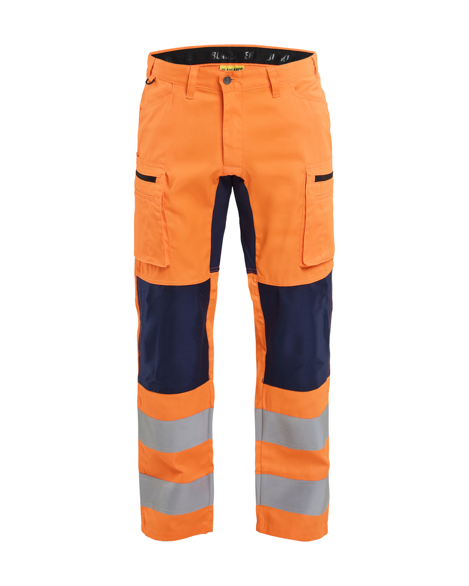 Blåkläder High Vis Buks med stretch - High Vis Orange/Marineblå [5389] / C44