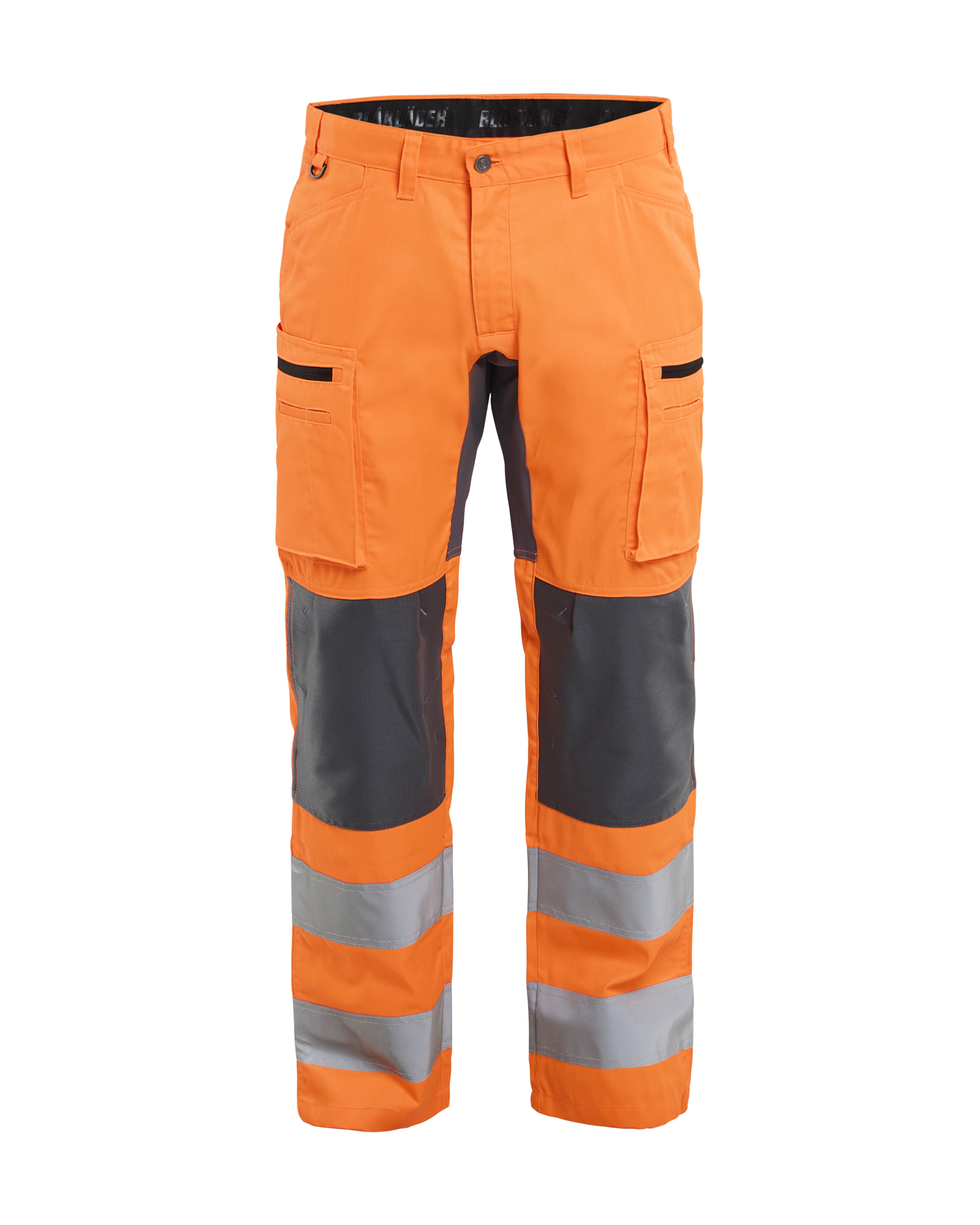 Blåkläder High Vis Buks med stretch - High Vis Orange/Mellemgrå [5396] / C44