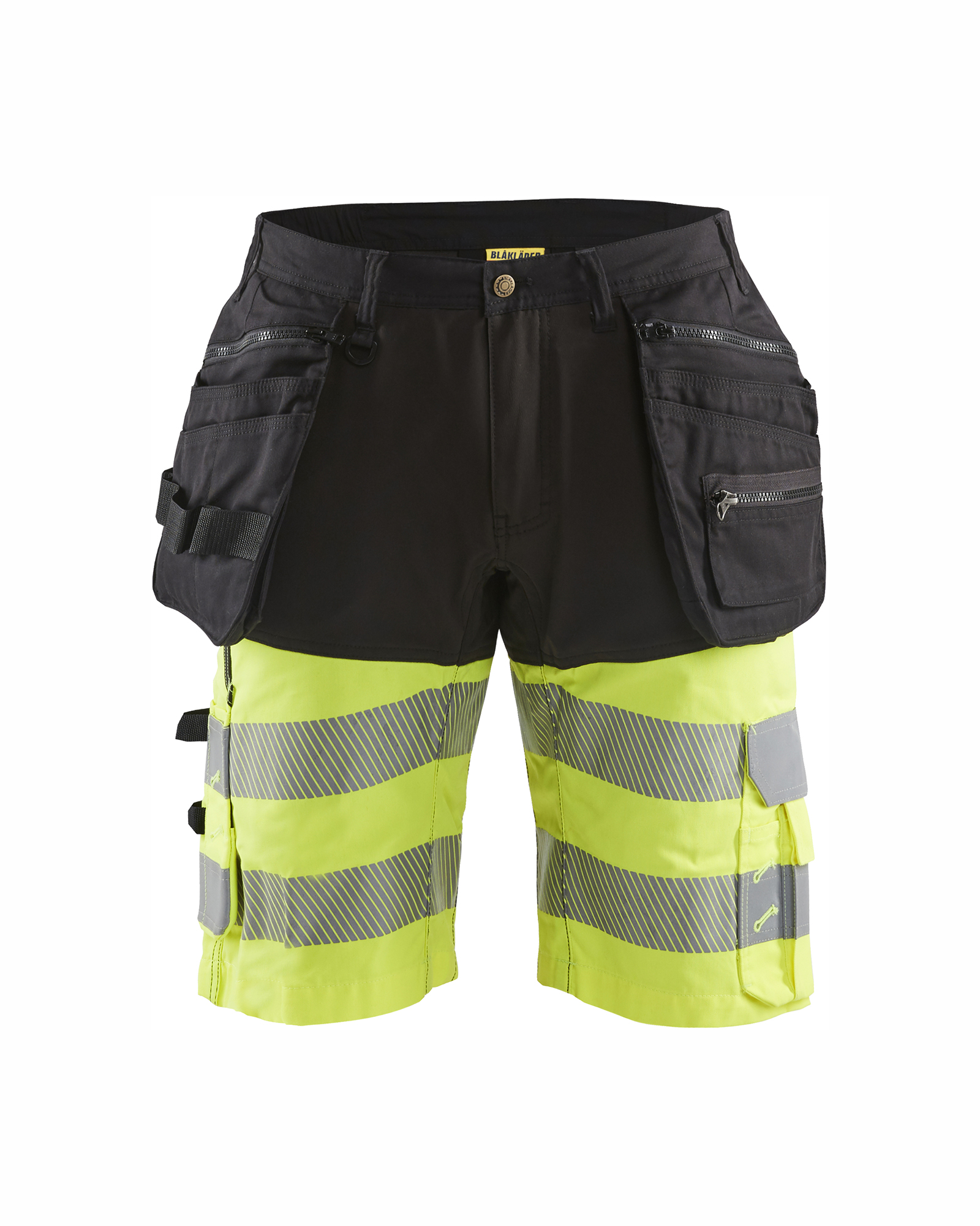 Blåkläder High Vis Shorts med stretch - Sort/High Vis Gul [9933] / C44