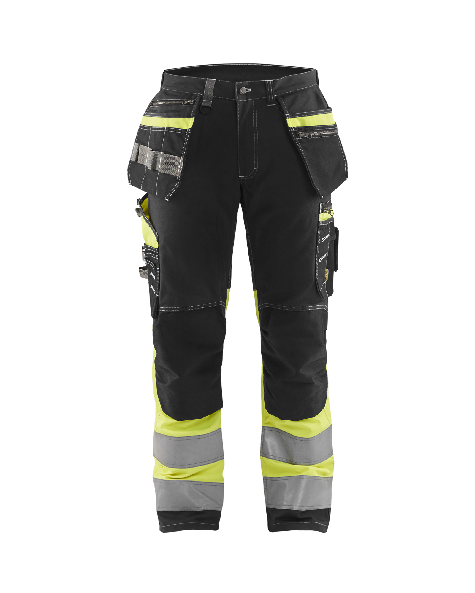 Blåkläder High Vis Buks med stretch - Sort/High Vis Gul [9933] / C44