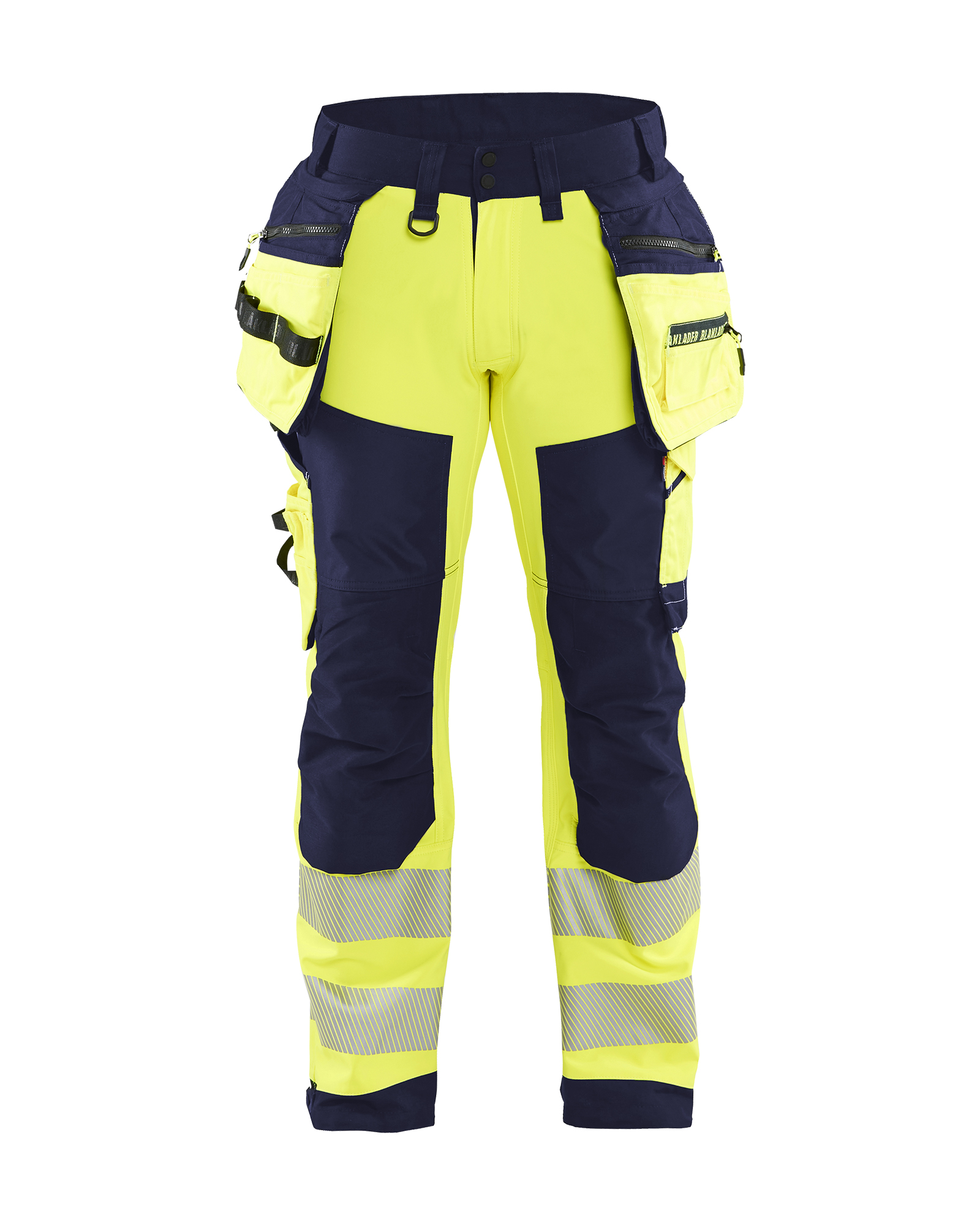 Blåkläder High Vis Softshell Buks - High Vis Gul/Marineblå [3389] / C44