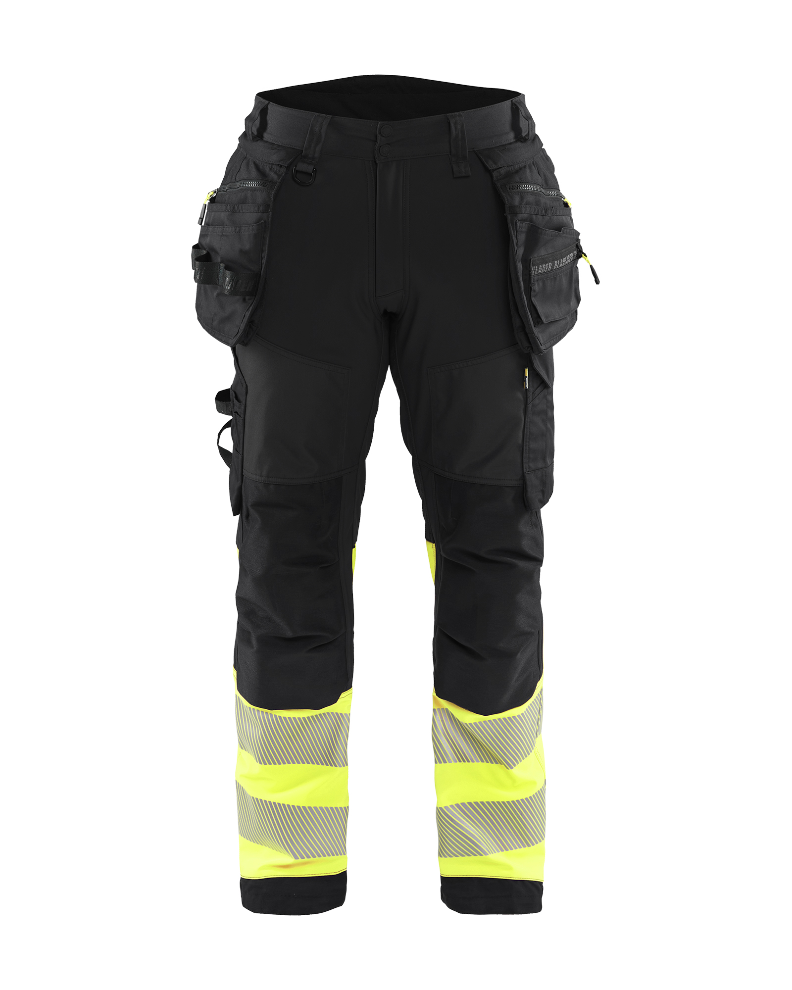 Blåkläder High Vis Softshell Buks - Sort/High Vis Gul [9933] / C44