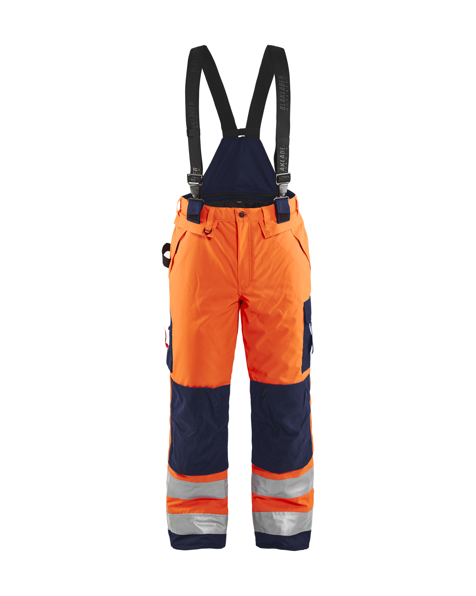 Blåkläder High Vis Vinter buks - High Vis Orange/Marineblå [5389] / C44