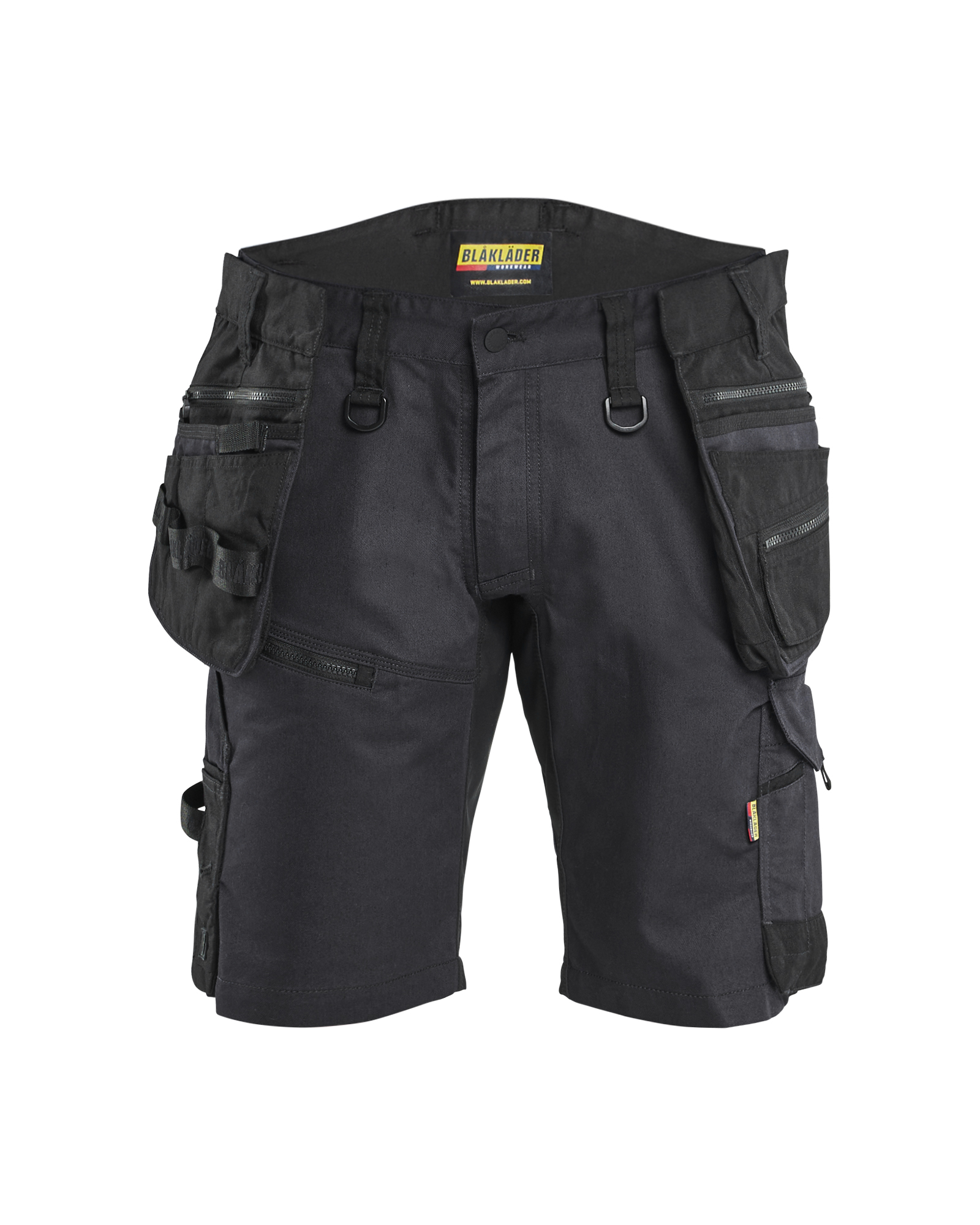 Blåkläder Striker Håndværkershorts med Stretch - Sort/Sort [9999] / C44