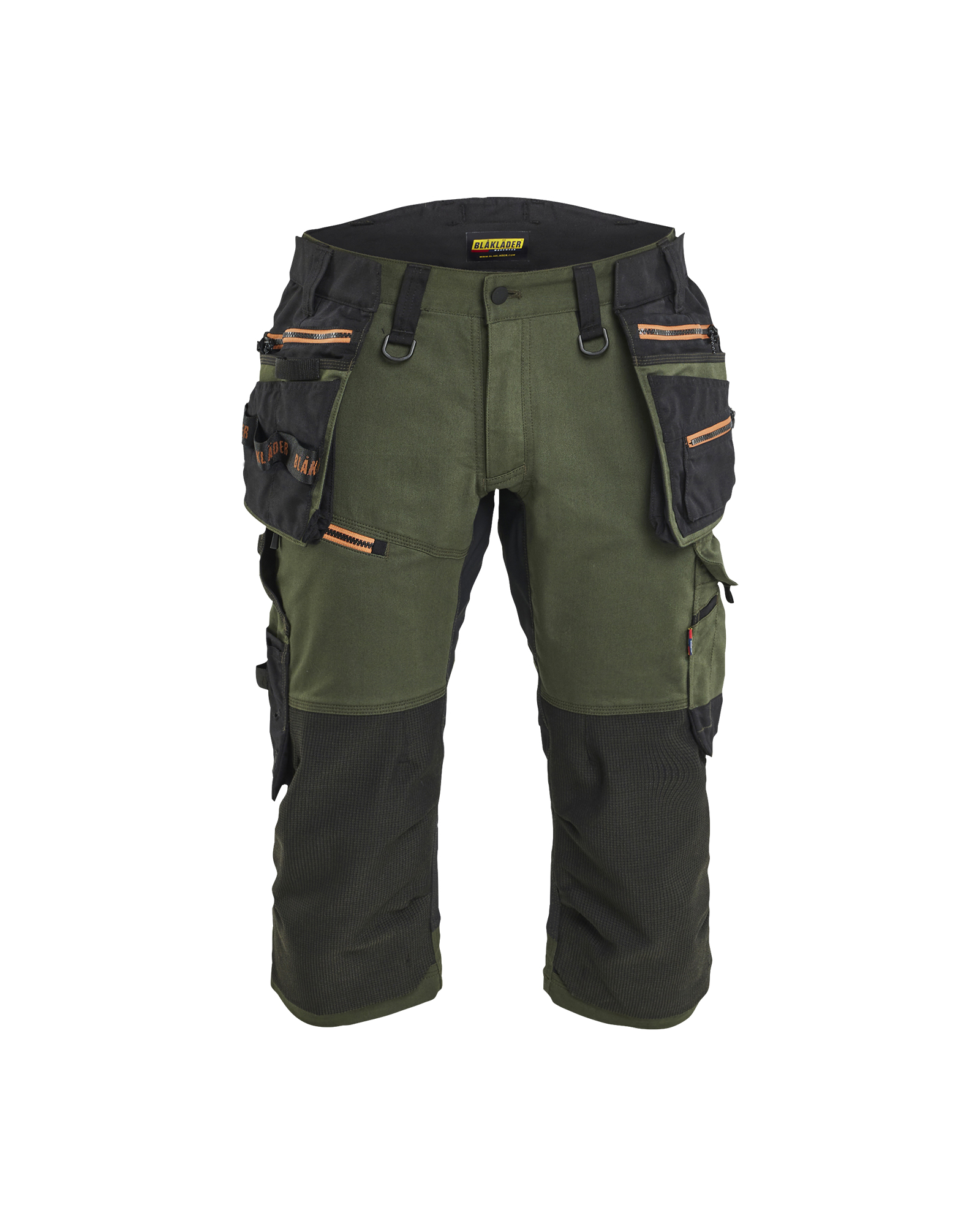 Blåkläder Striker Håndværkerknickers med Stretch - Skovgrøn/Rust [4240] / C44
