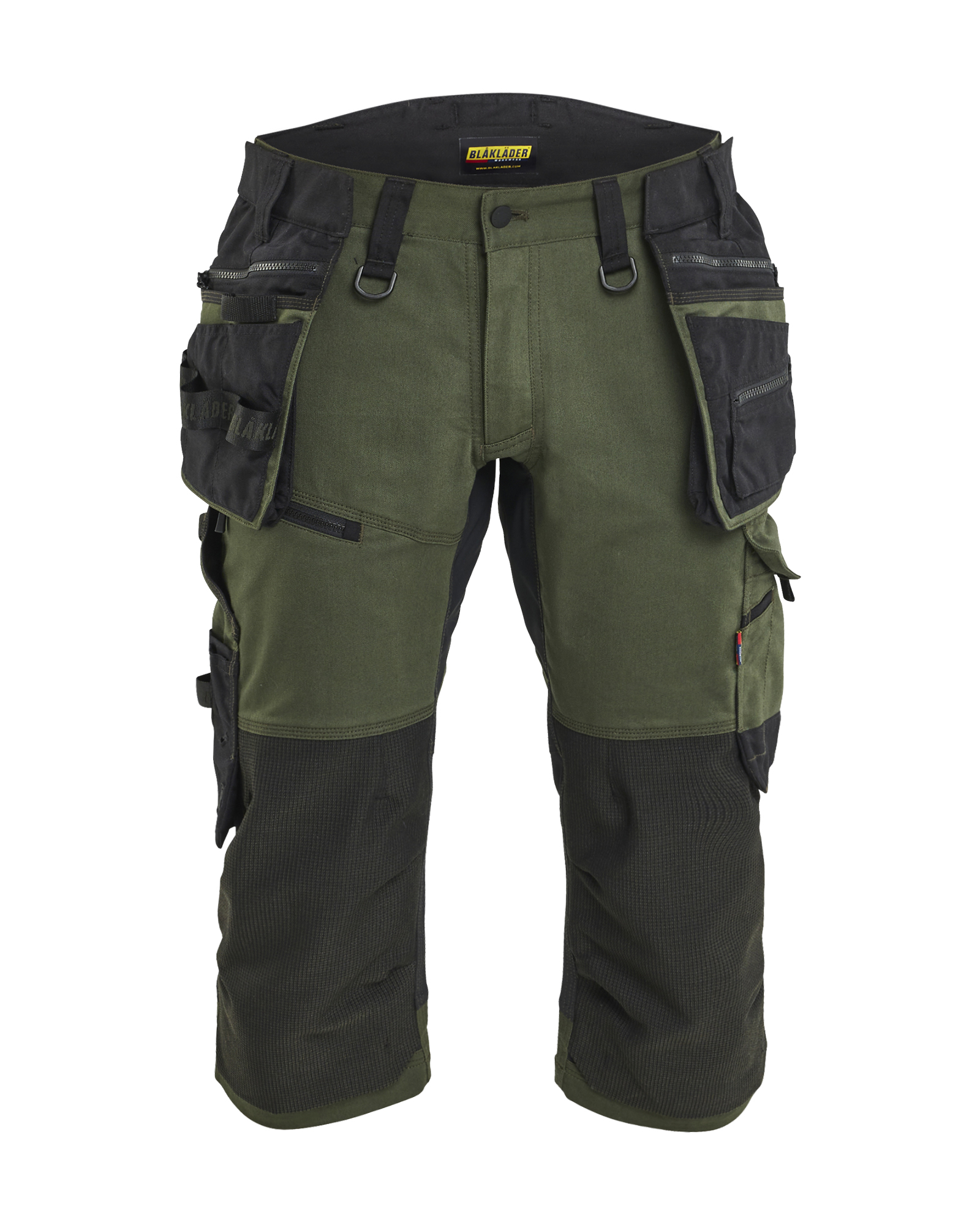 Blåkläder Striker Håndværkerknickers med Stretch - Skovgrøn/Sort [4298] / C44