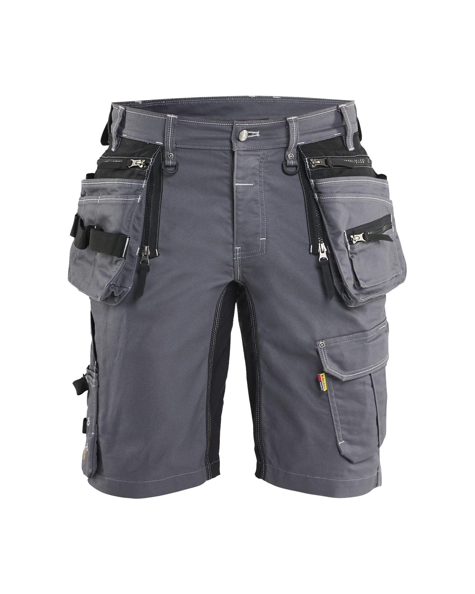 Blåkläder Håndværker Shorts stretch X1900 - Mellemgrå/Sort [9699] / C44