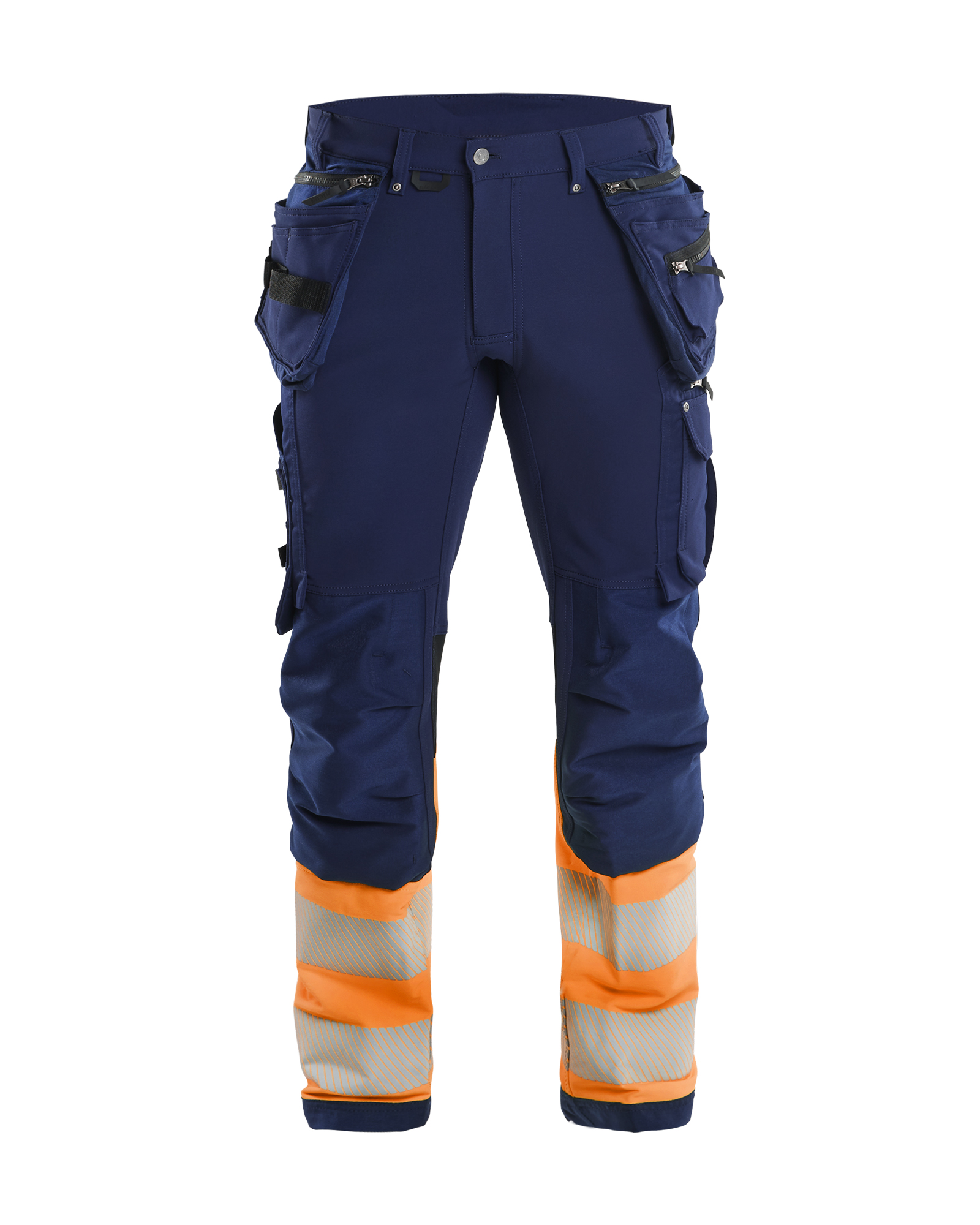 Blåkläder High Vis Buks 4-vejs stretch - Marineblå/High Vis Orange [8953] / C44