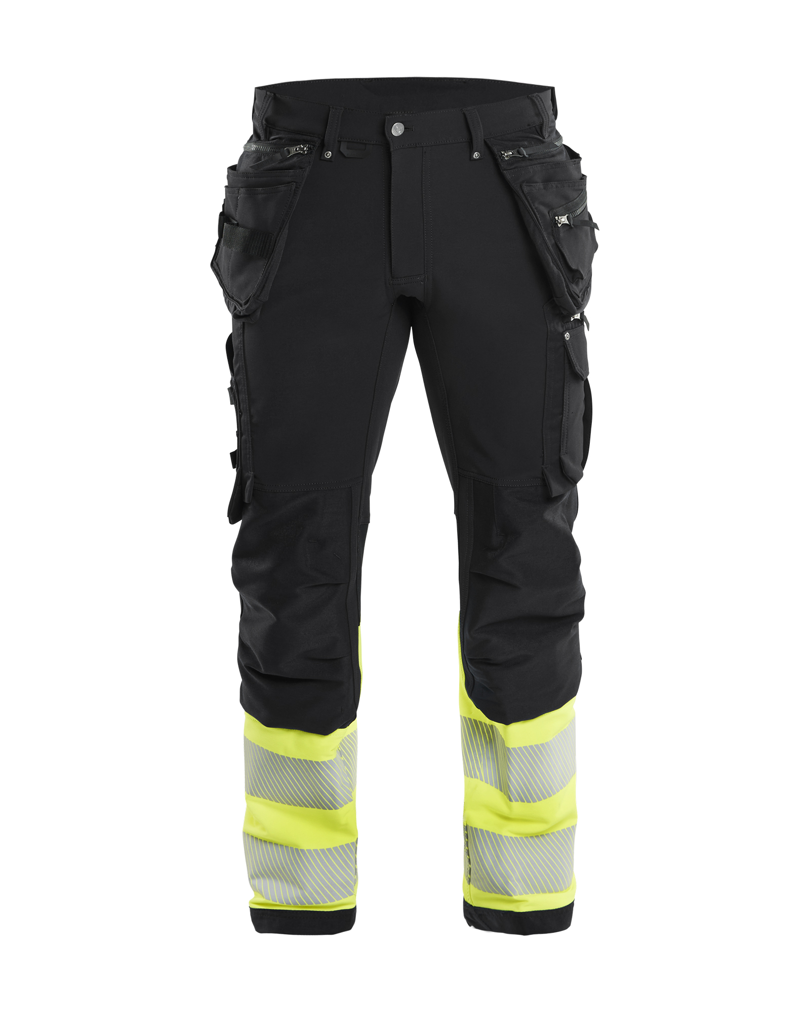 Blåkläder High Vis Buks 4-vejs stretch - Sort/High Vis Gul [9933] / C44