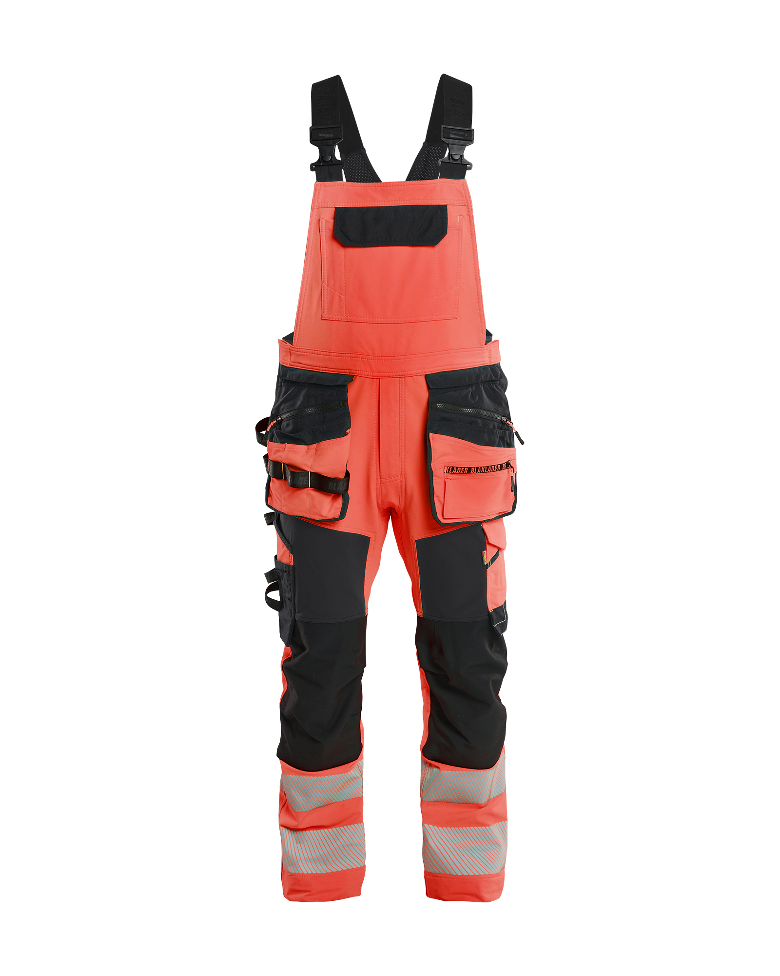 Blåkläder High Vis Overall 4-vejs stretch - High Vis Rød/Sort [5599] / C44