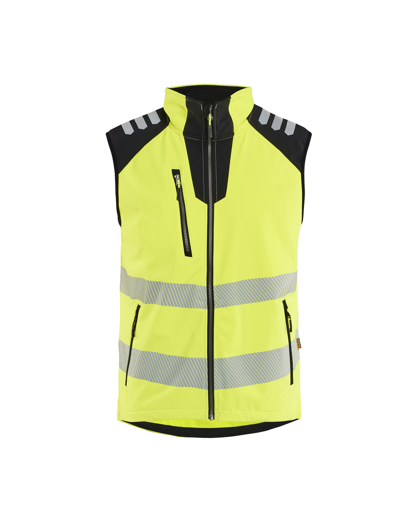 Blåkläder High Vis Softshell-Vest - High Vis Gul/Sort [3399] / XS