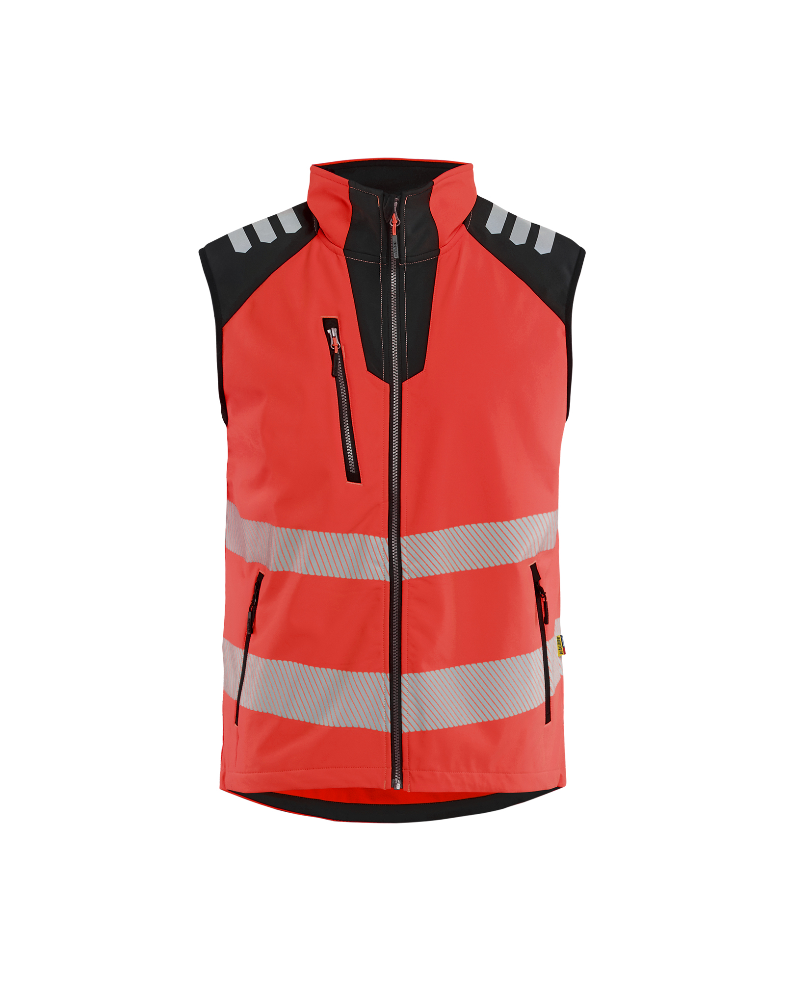 Blåkläder High Vis Softshell-Vest - High Vis Rød/Sort [5599] / XS