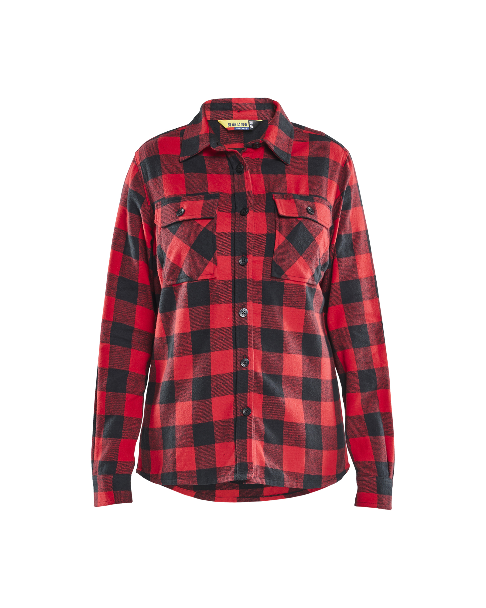 Blåkläder Dame Flannel Skjorte - Rød/Sort [5699] / XS