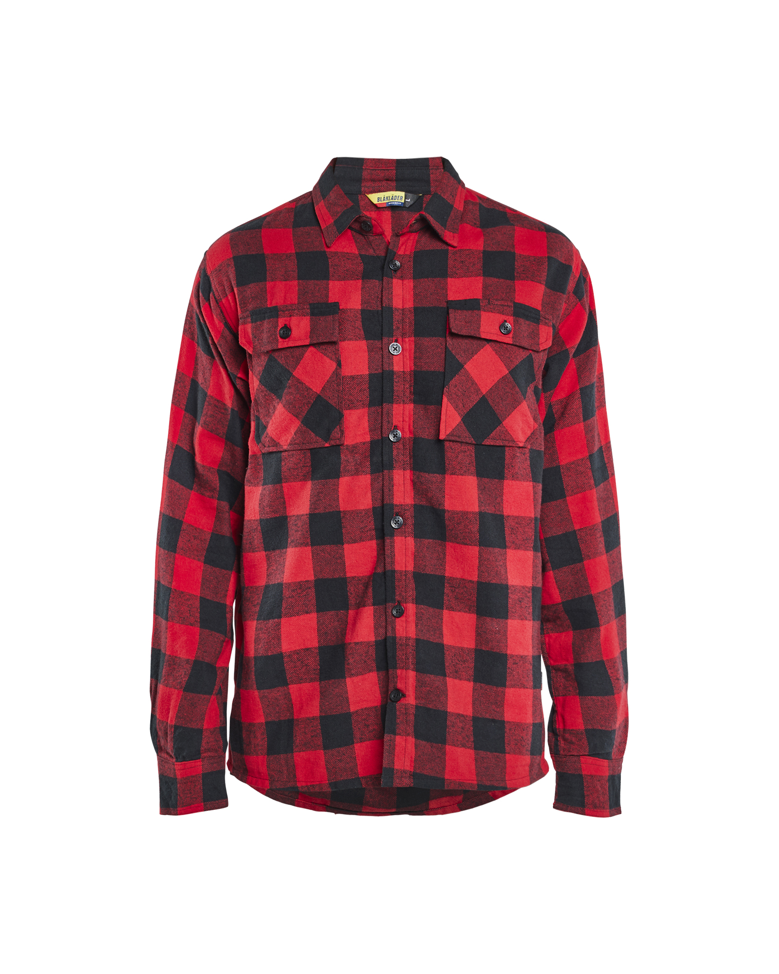 Blåkläder Flannelskjorte - Rød/Sort [5699] / XS