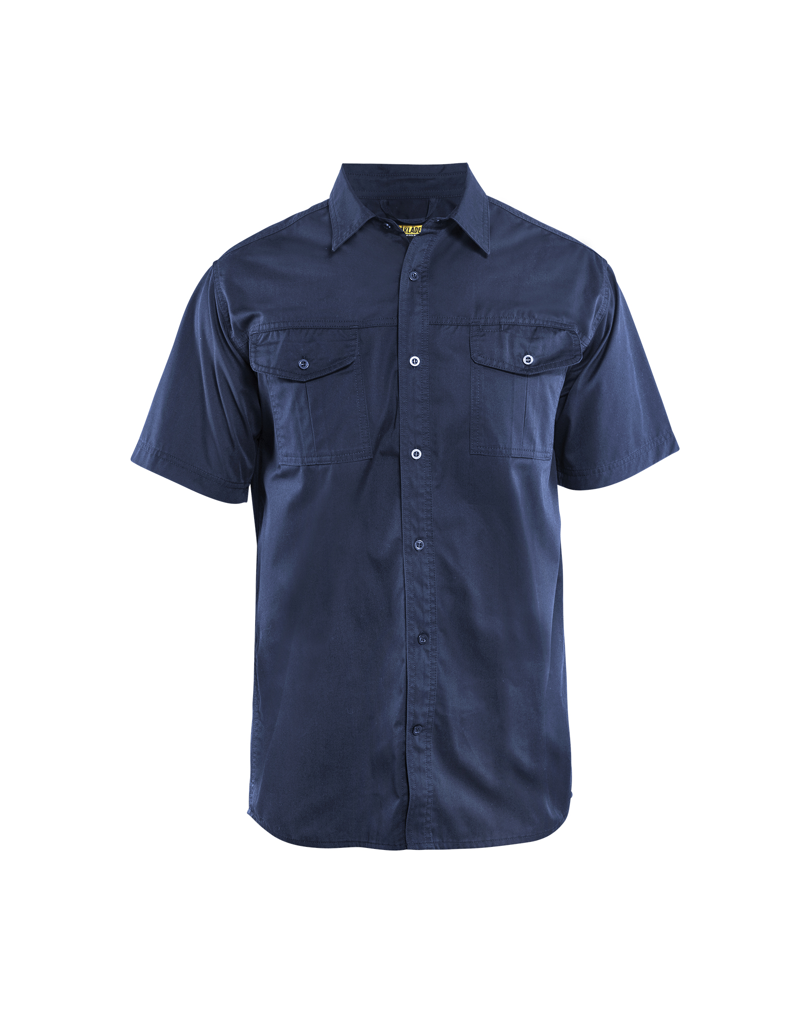 Blåkläder Twill Skjorte kort ærme - Marineblå [8900] / XS