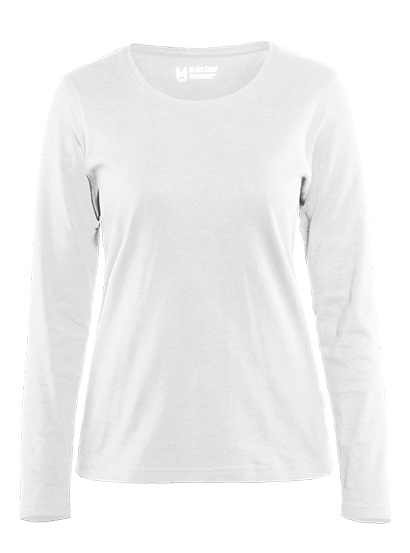 Blåkläder Dame T-shirt lang ærme - Hvid [1000] / XS