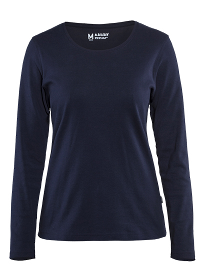 Blåkläder Dame T-shirt lang ærme - Marineblå [8900] / XS