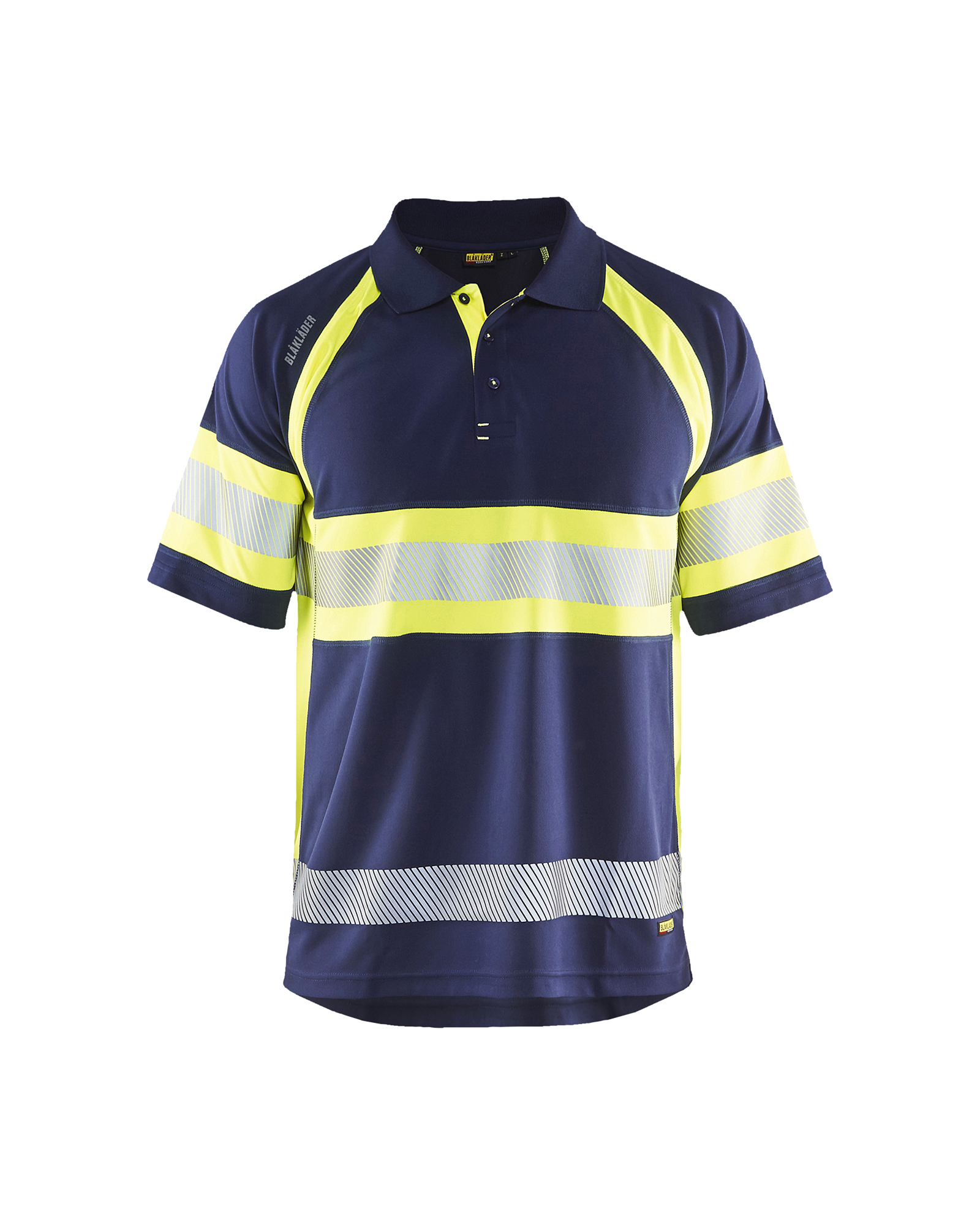 Blåkläder High Vis UV Poloshirt - Marineblå/High Vis Gul [8933] / XS