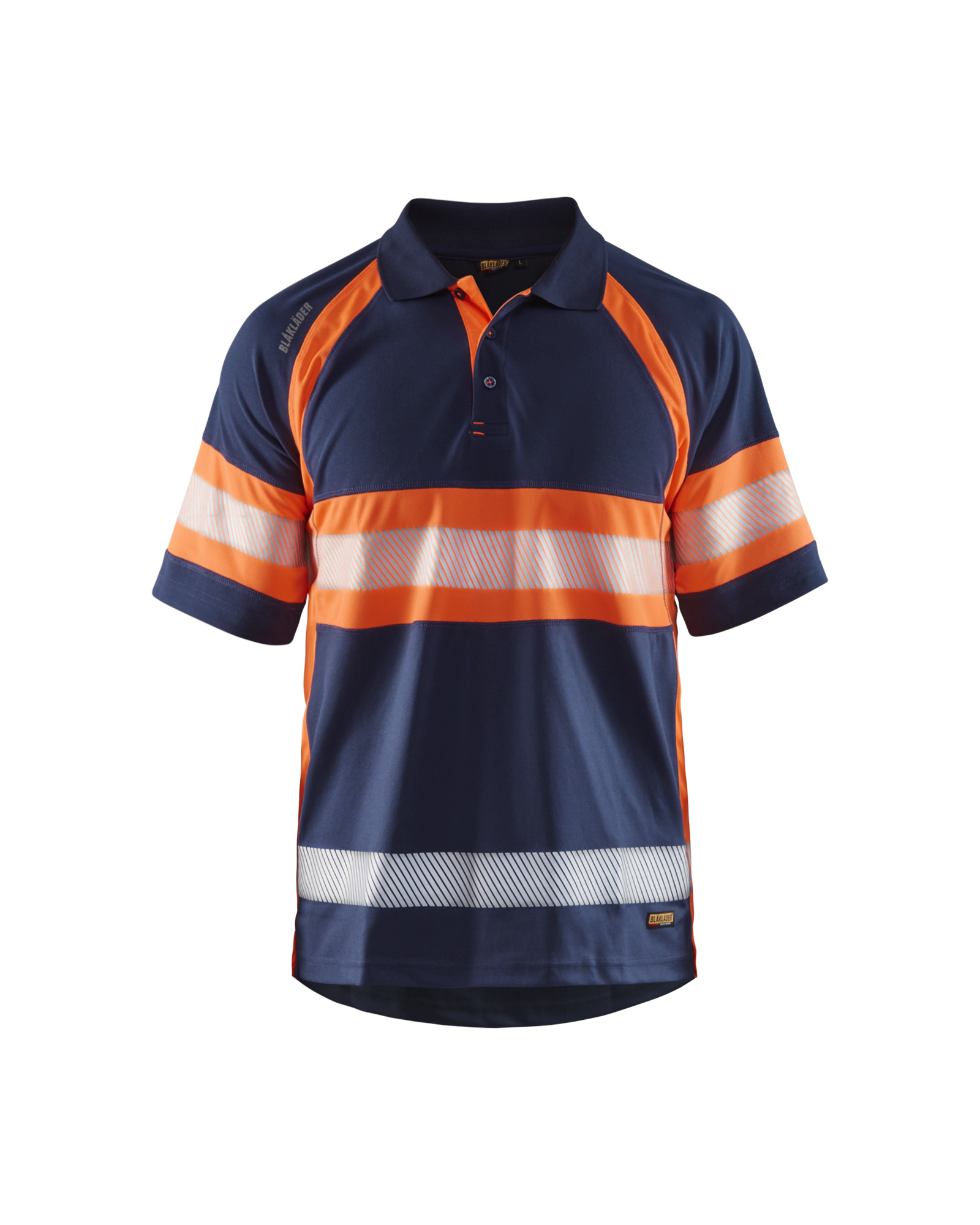 Blåkläder High Vis UV Poloshirt - Marineblå/High Vis Orange [8953] / XS
