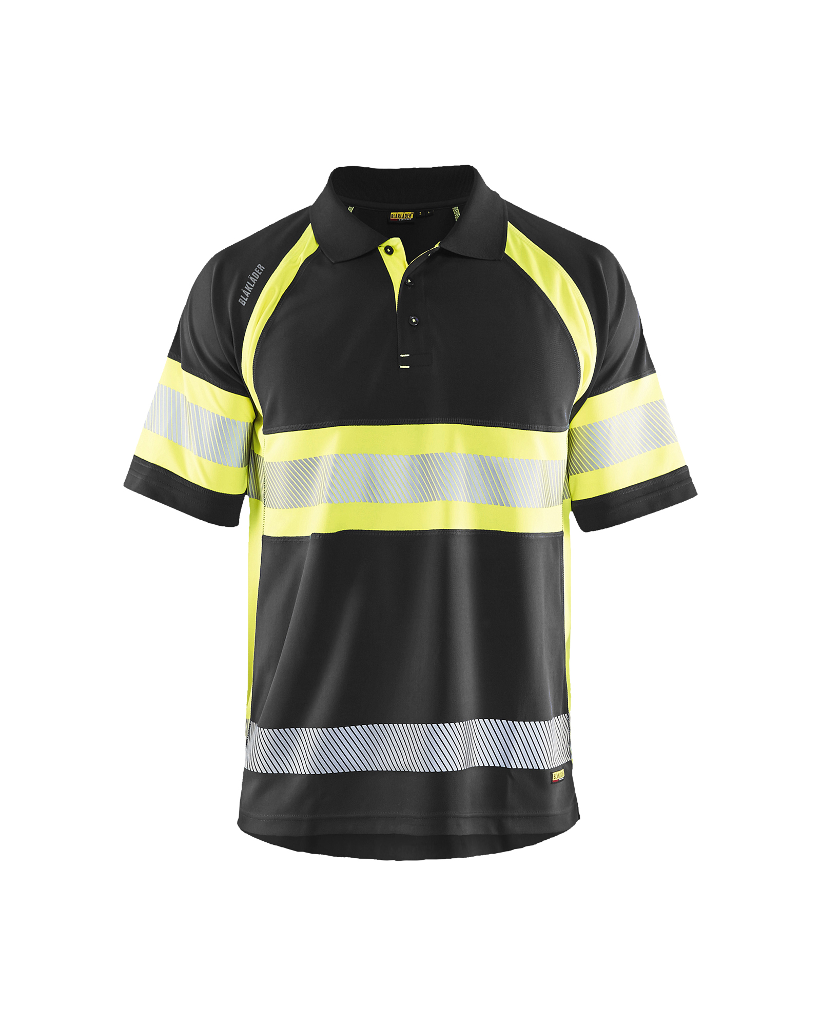 Blåkläder High Vis UV Poloshirt - Sort/High Vis Gul [9933] / XS