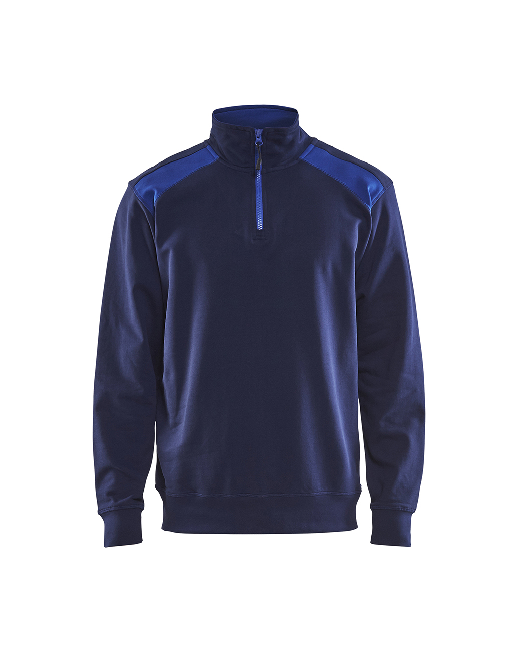 Blåkläder Sweatshirt half zip - Marineblå/Koboltblå [8985] / XS