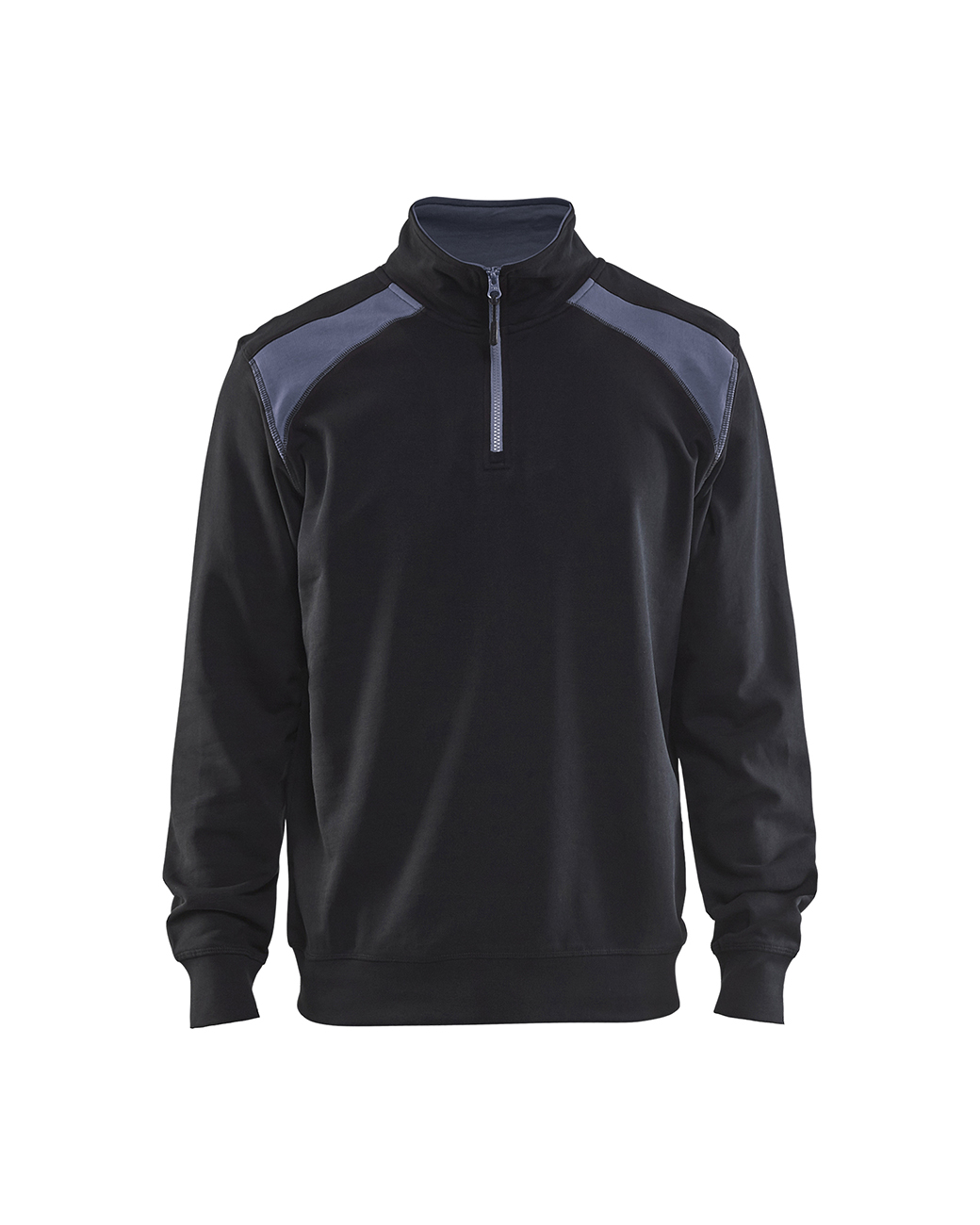 Blåkläder Sweatshirt half zip - Sort/Grå [9994] / XS
